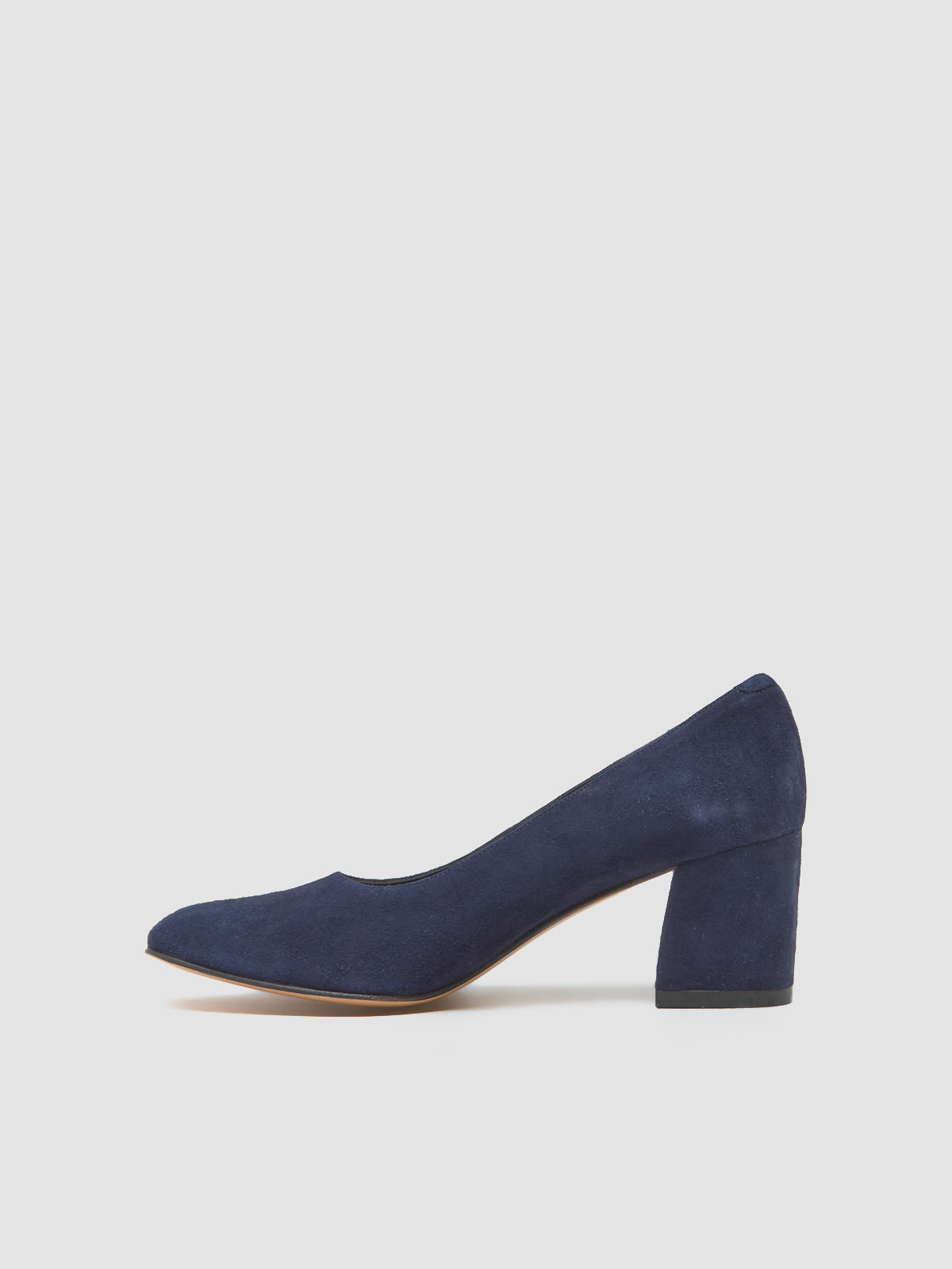 Maryam Pump in Navy Suede