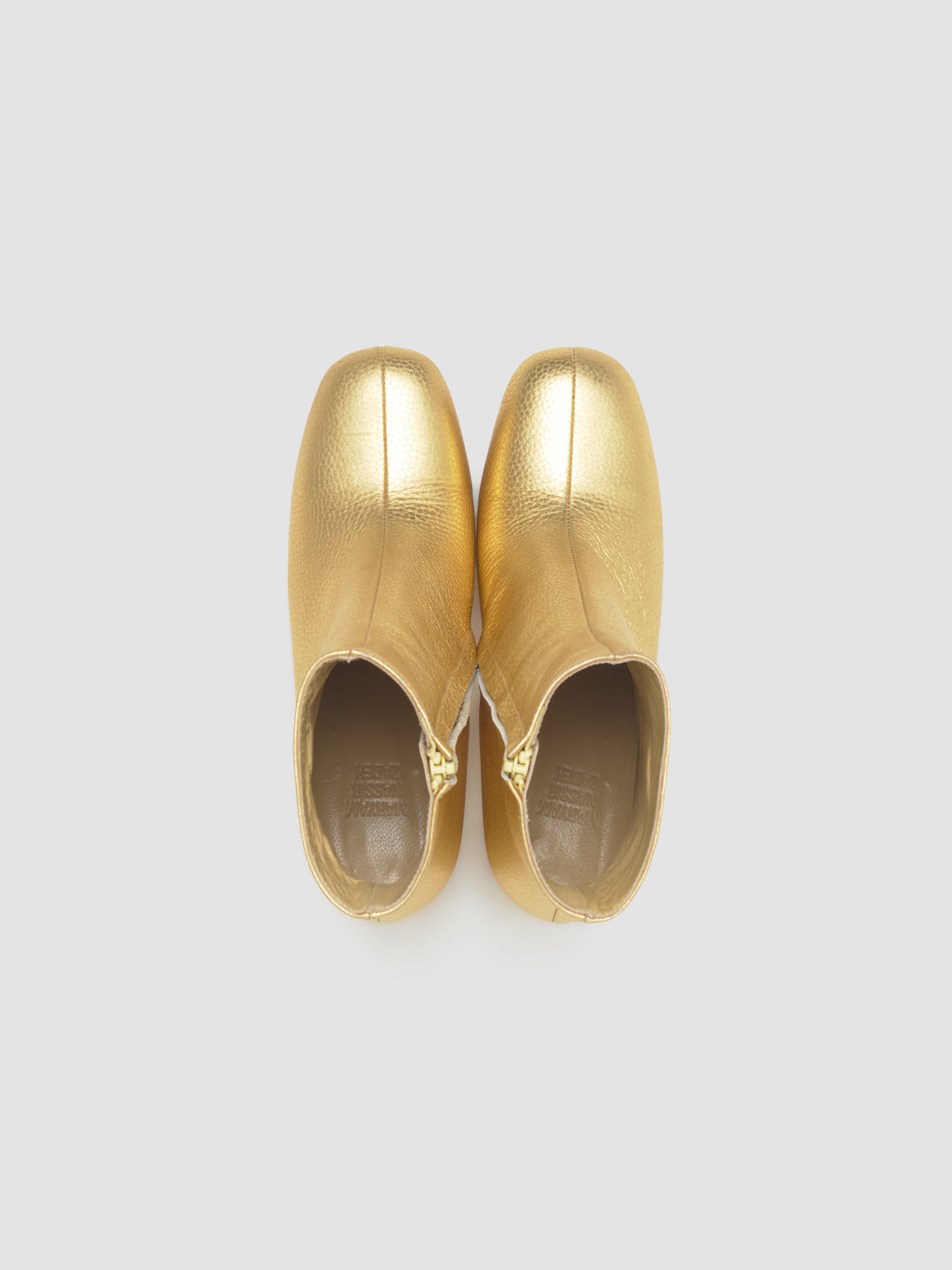 Agnes Boot in Gold Texture Metallic