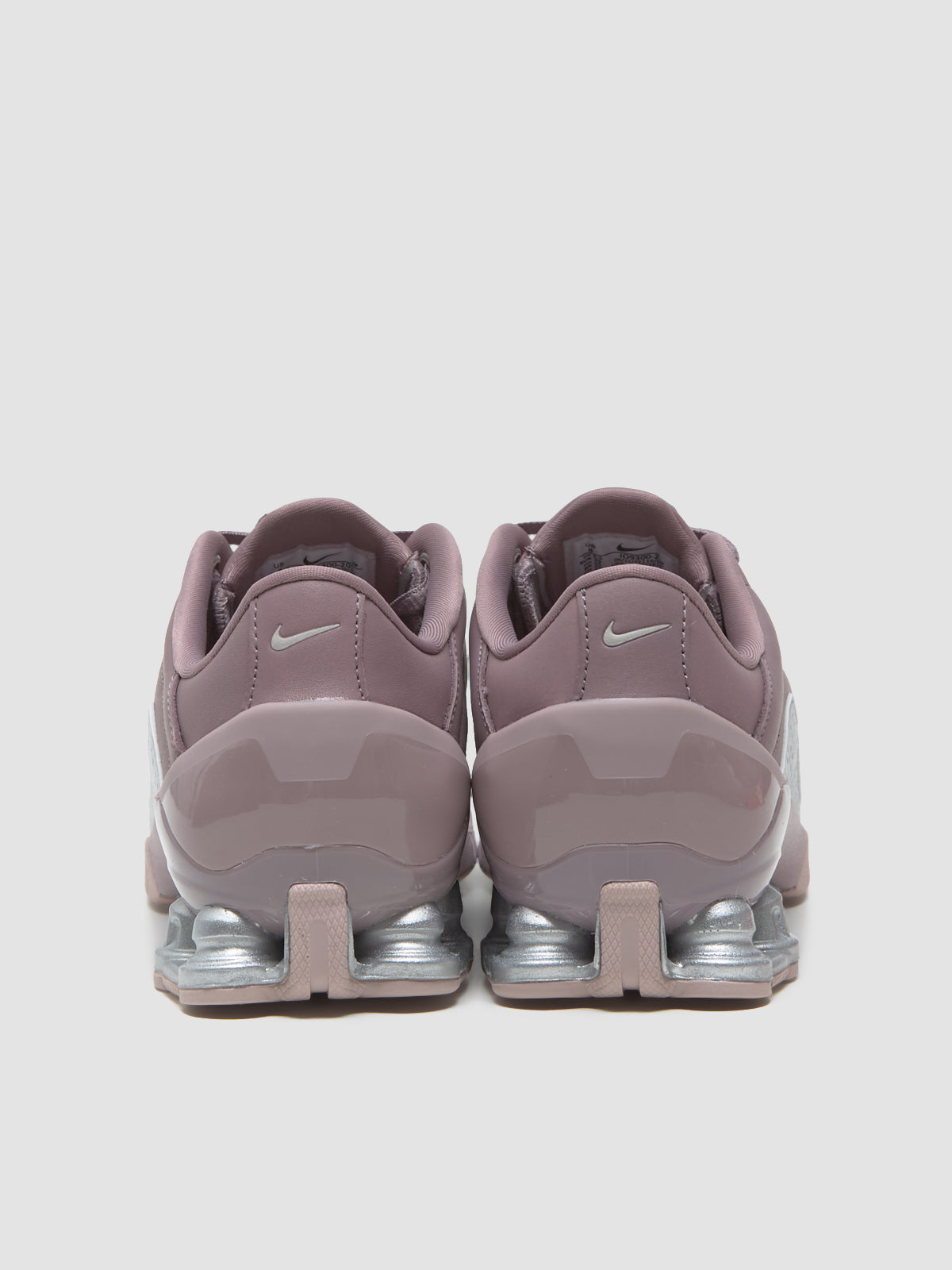 WMNS Total 90 Shox Magia Sneaker in Taupe Grey & Metallic Silver