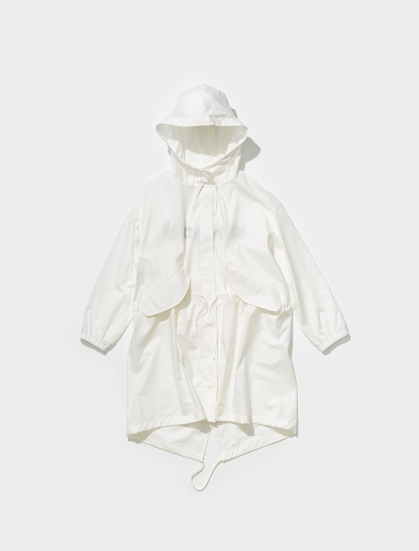 Logo Raincoat in Natural