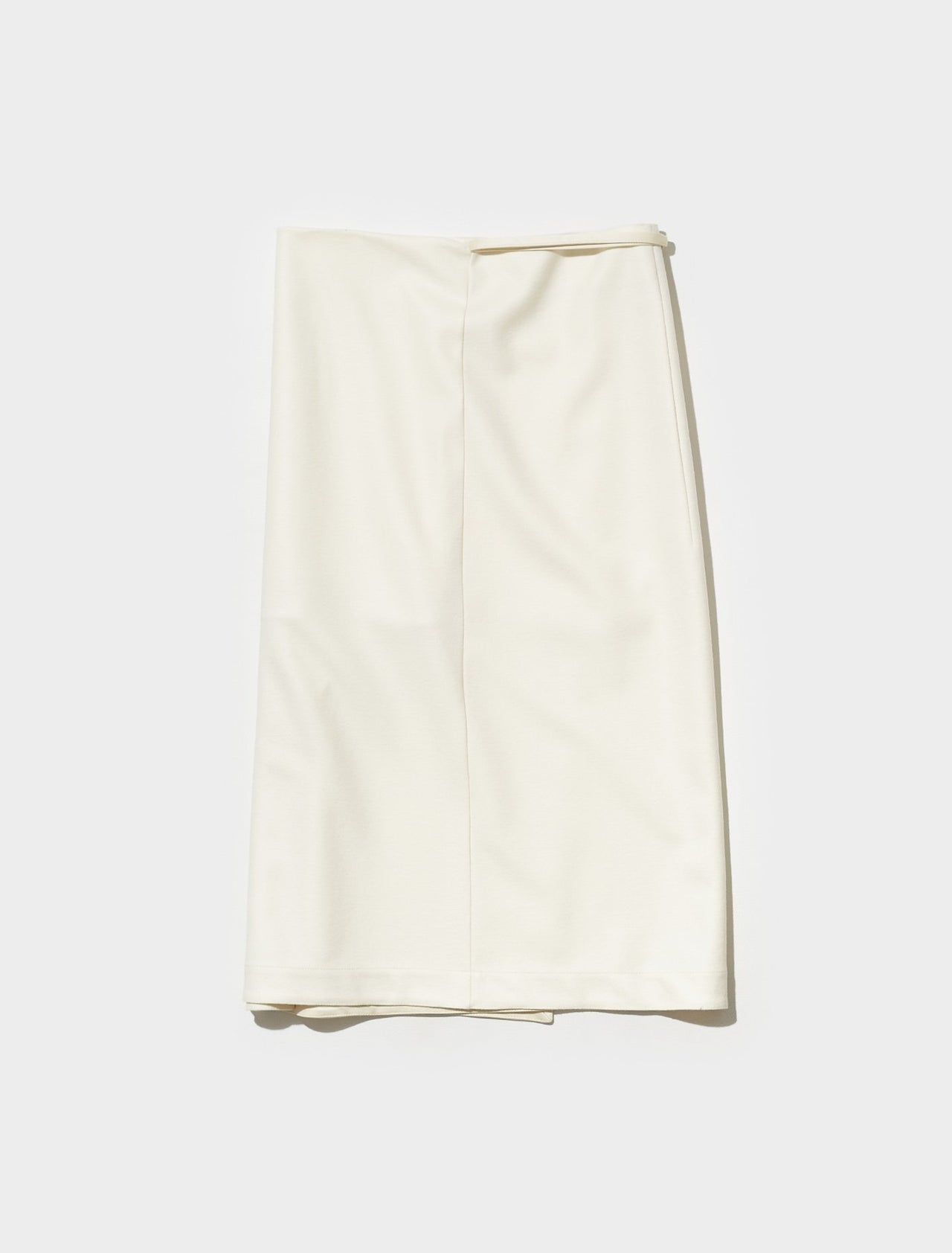 Jersey Wrap Skirt in Milk