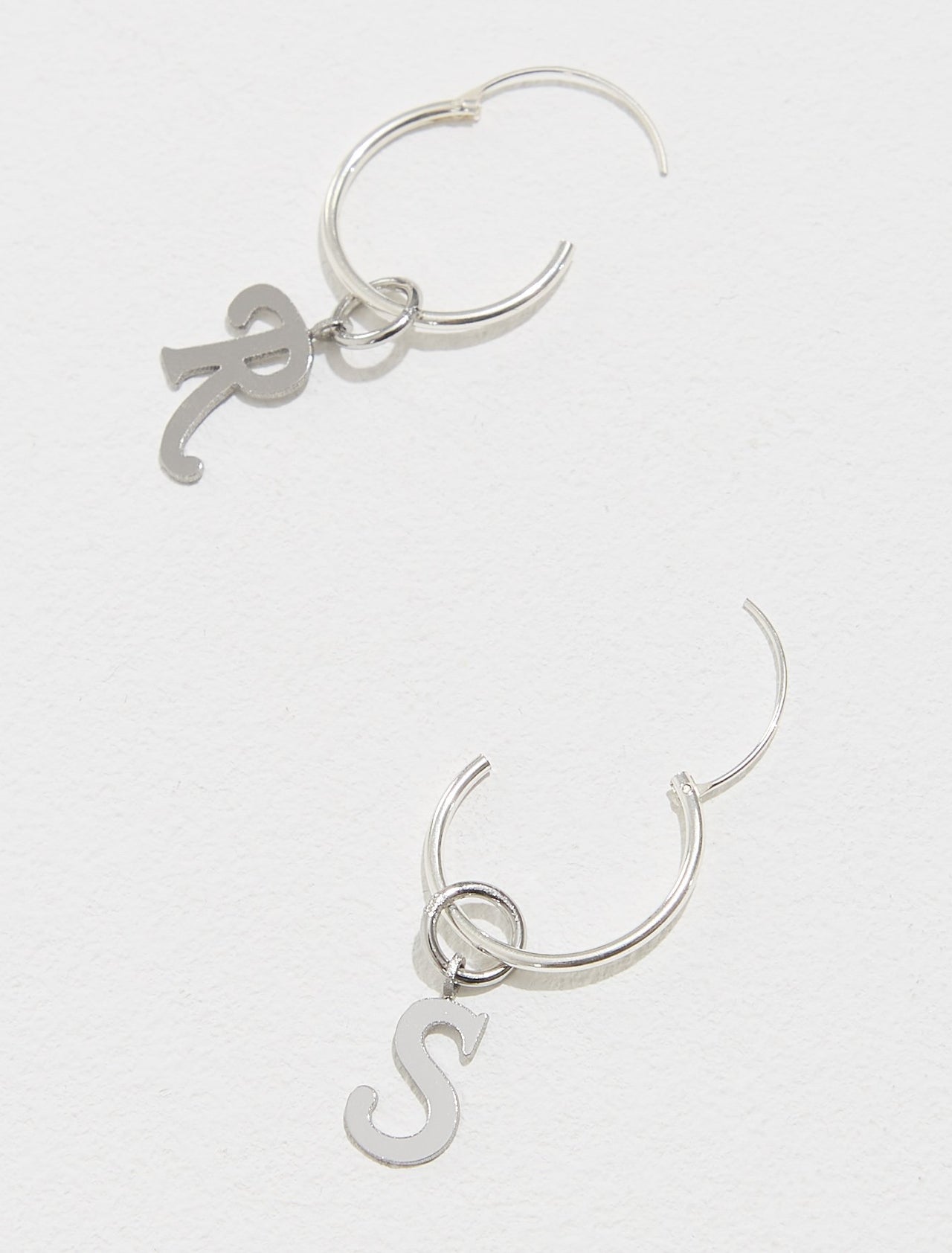 R & S Earring Set in Silver