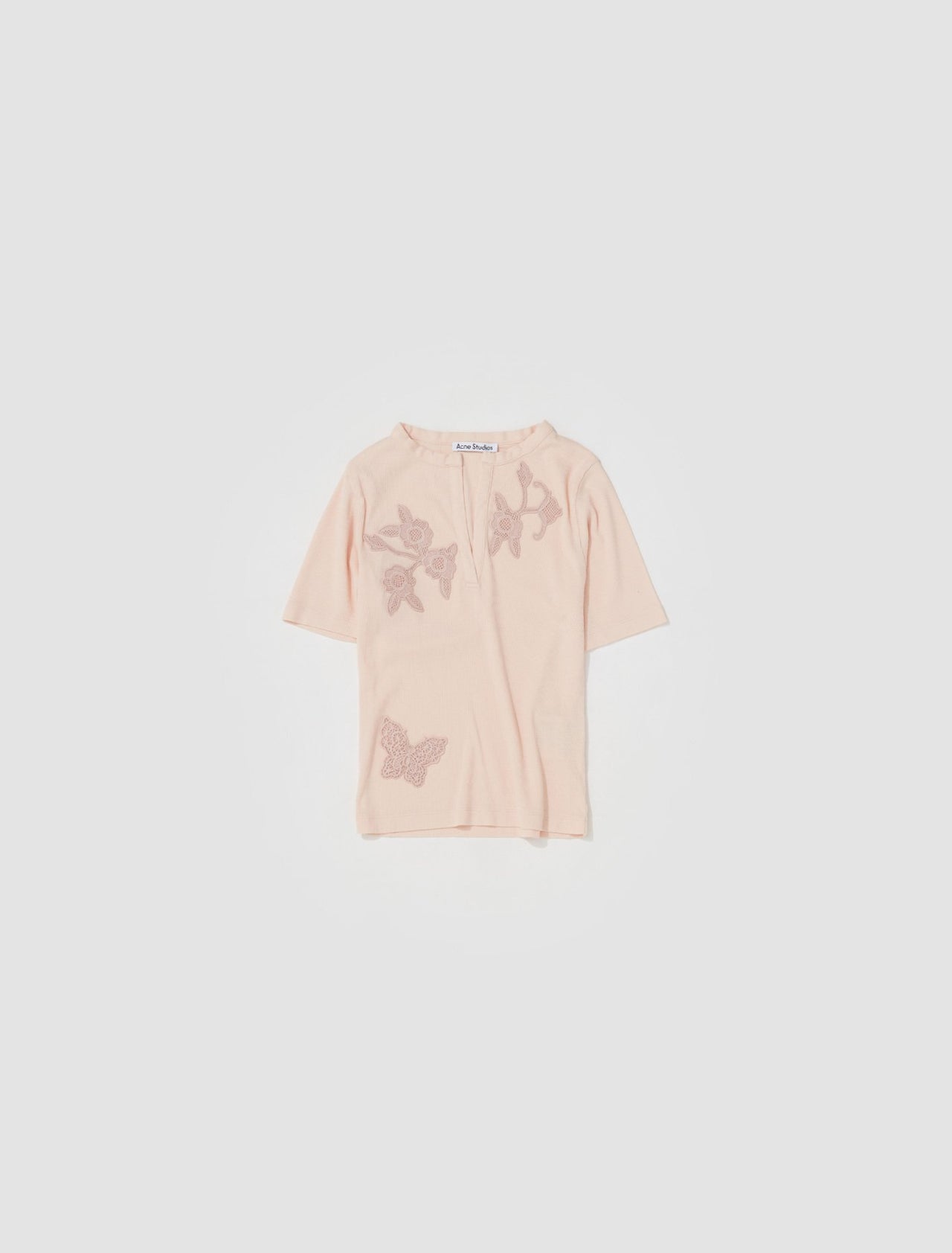 Shrunken Tee in Pale Orange