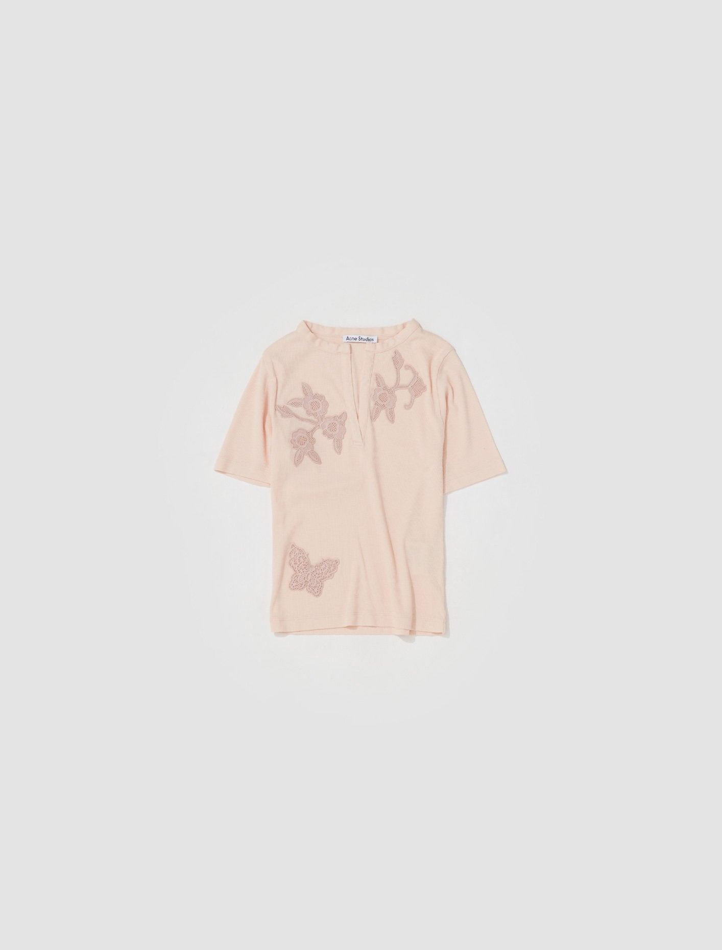 Shrunken Tee in Pale Orange