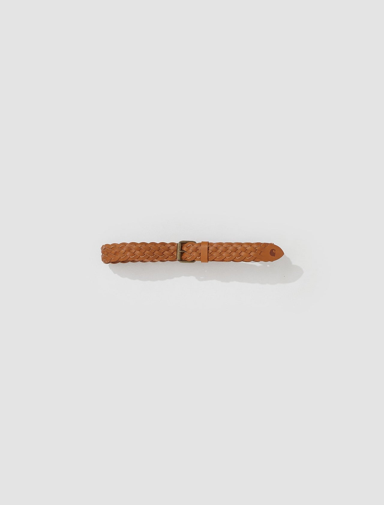 Plait Belt in Honey and Gold