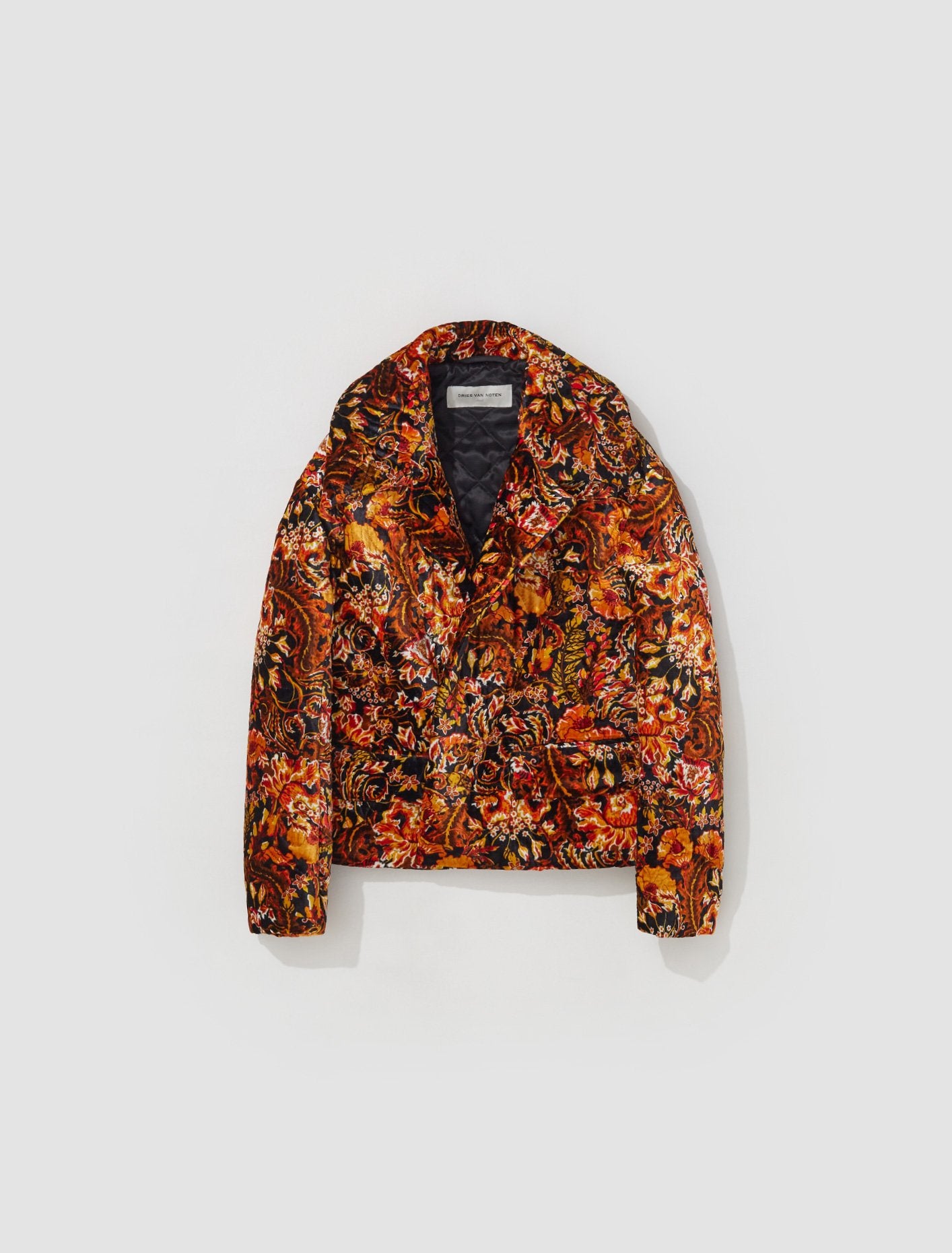 Vondi Jacket with Dropped Shoulder in Orange