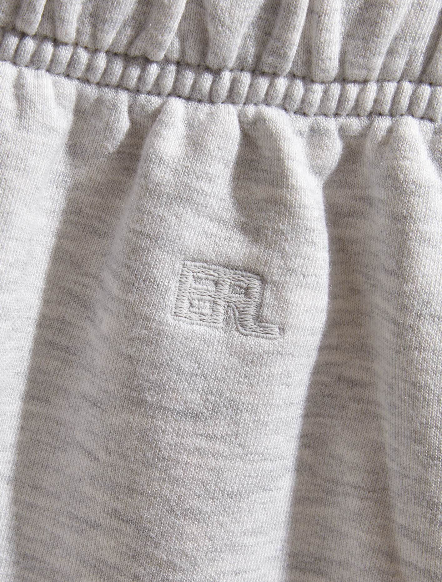 Fleece Sweatpants in Grey Melange