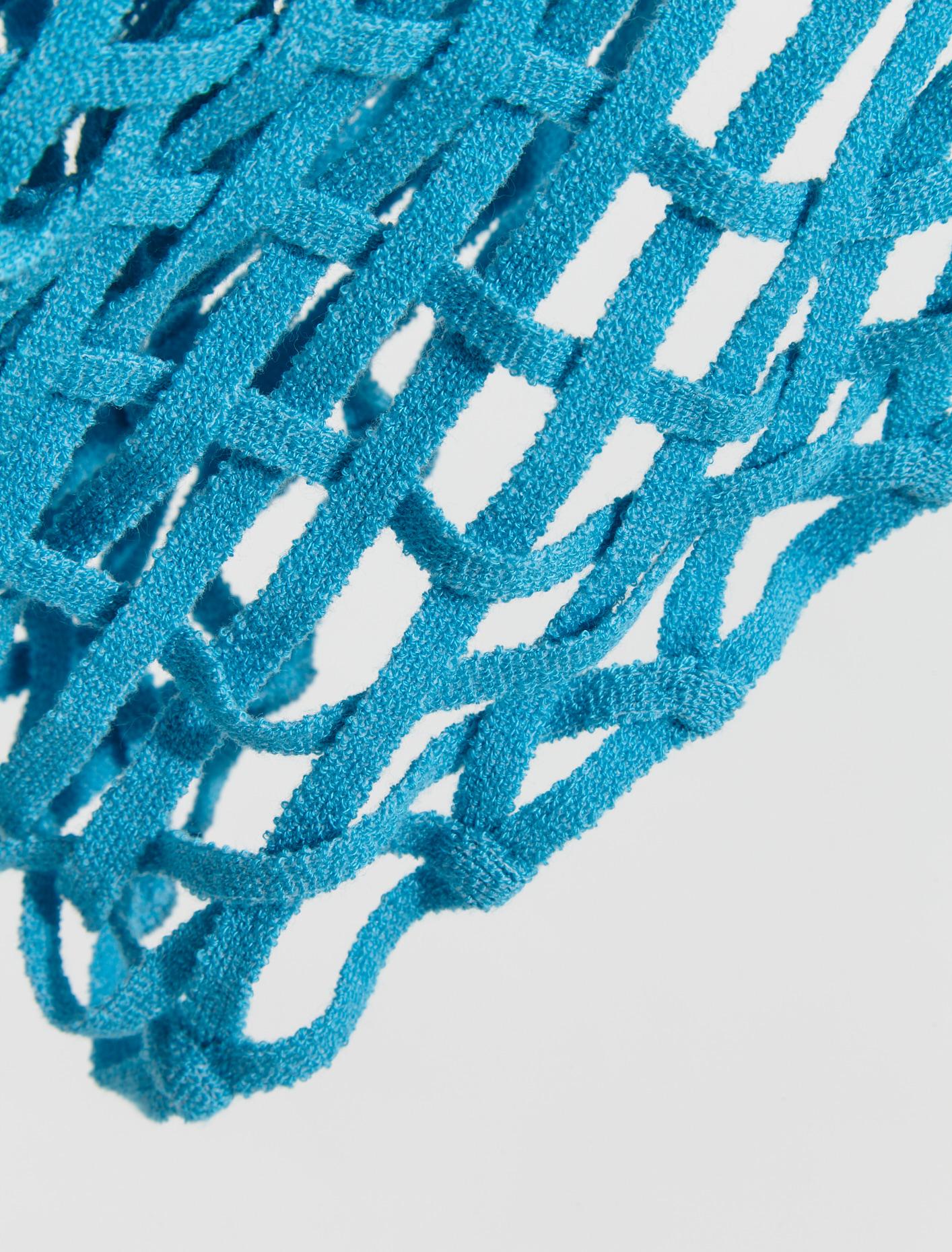 Knitweave Halter Top in Teal