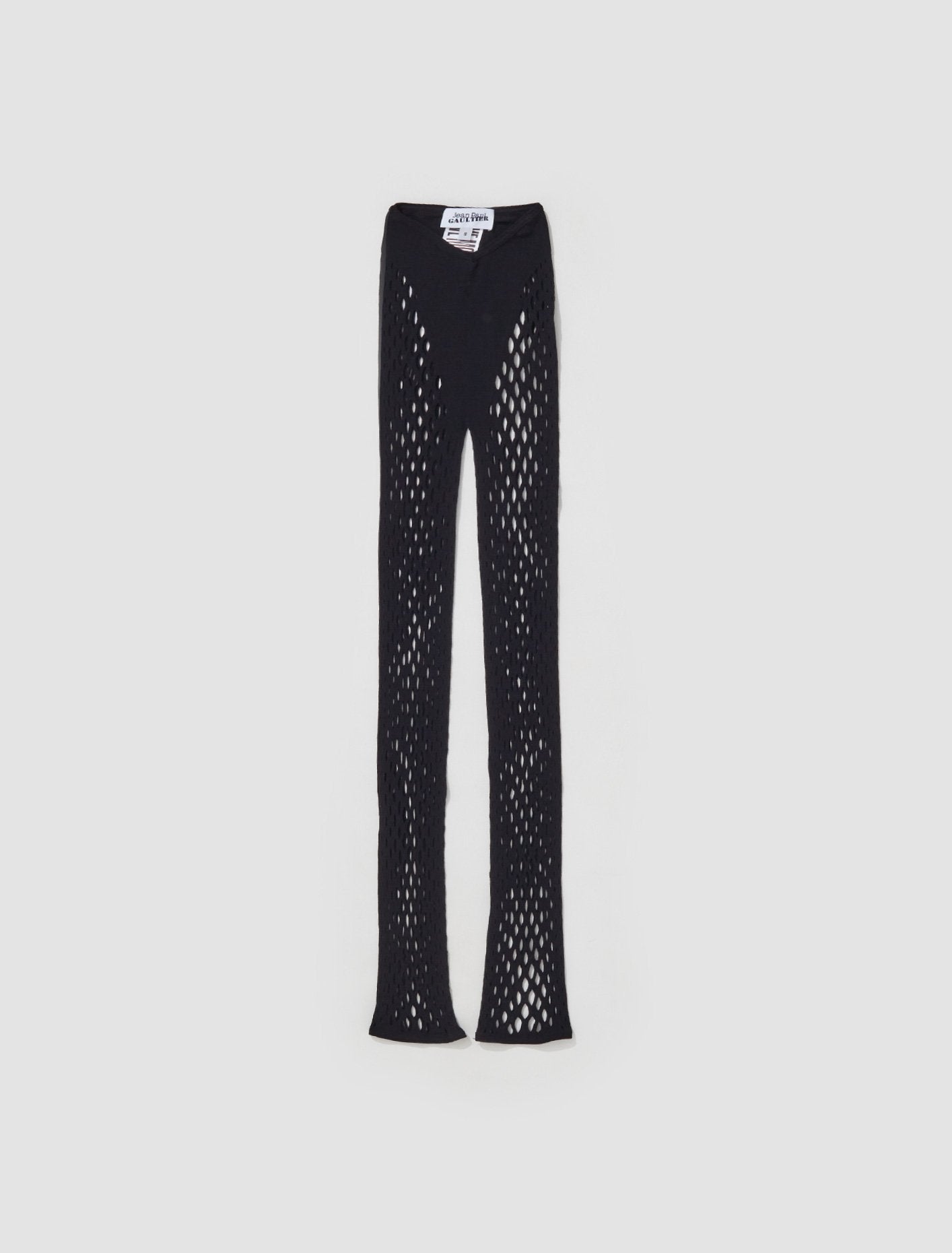 Leggings with Perforation Details in Black