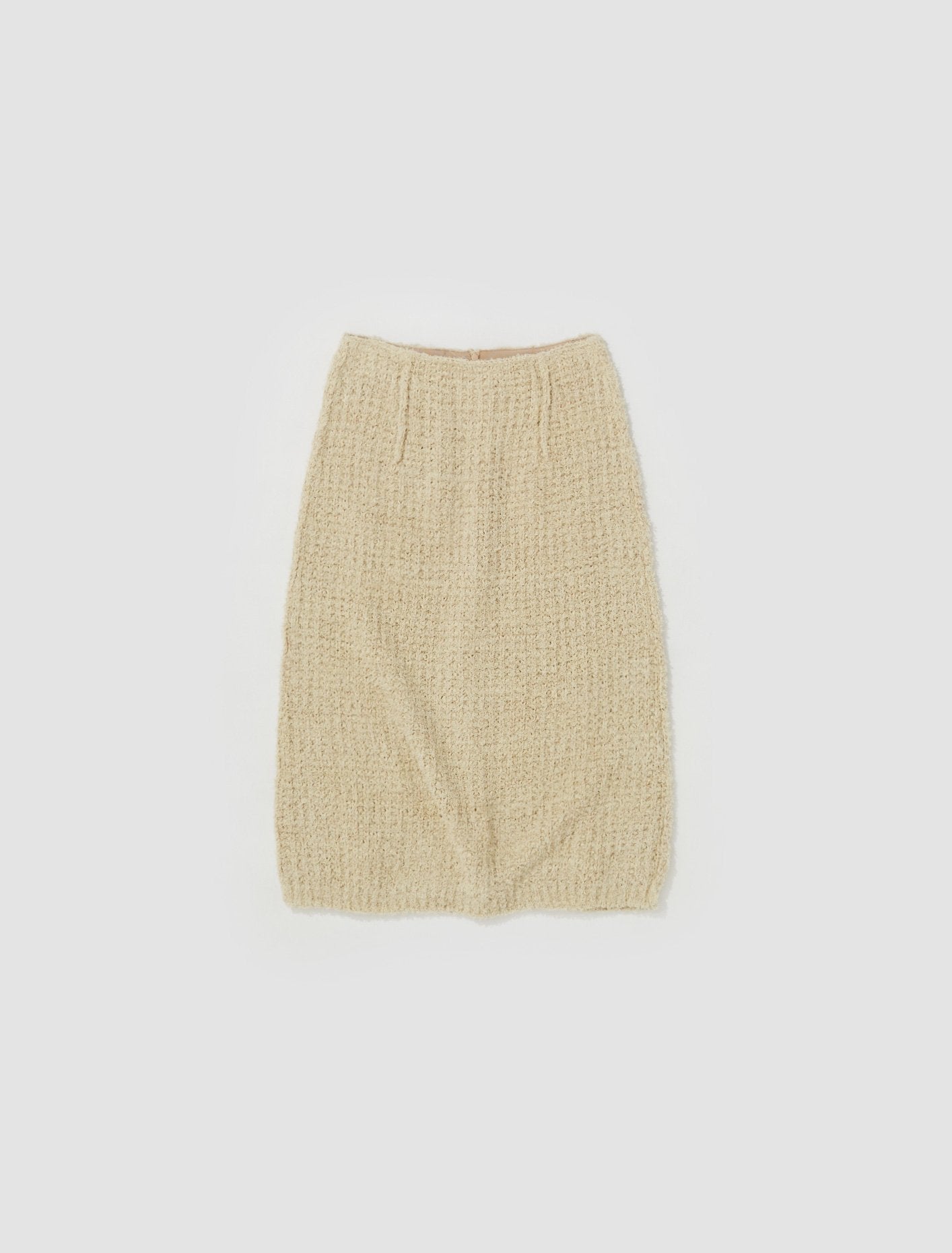 Linen Mix Skirt in Natural