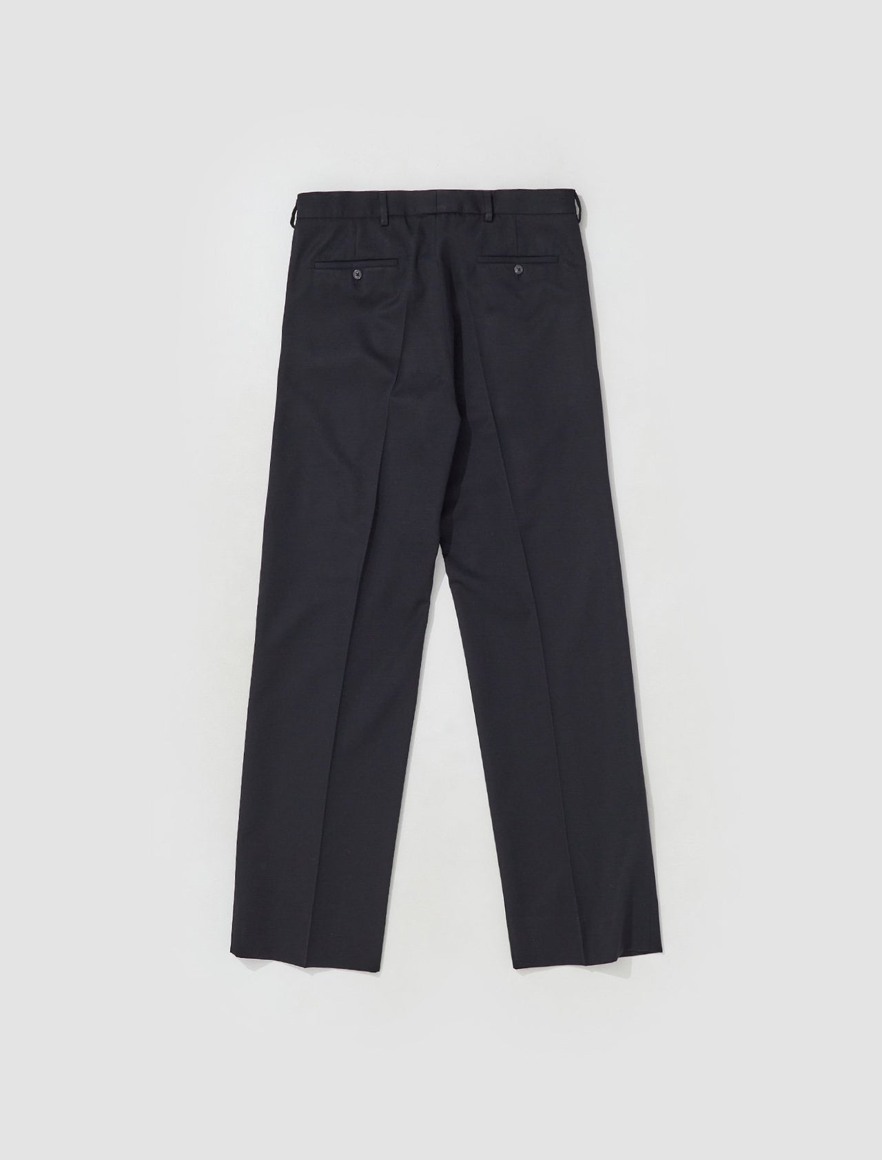 Flowing Wool Trousers in Black