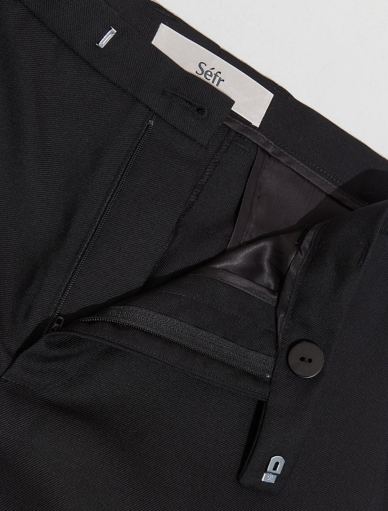 Harvey Suit Trousers in Black