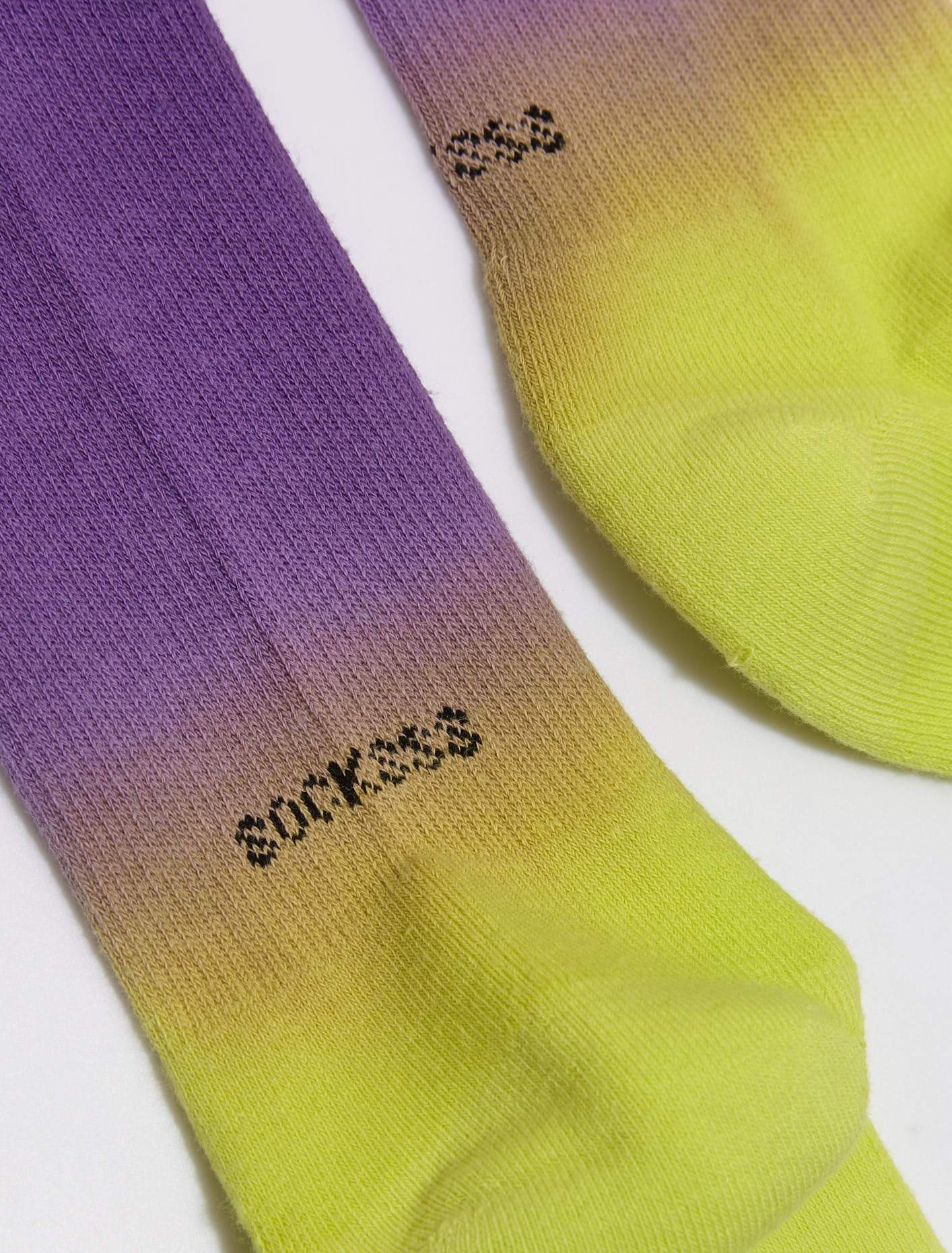 Tiger Tracks Socks in Yellow & Purple