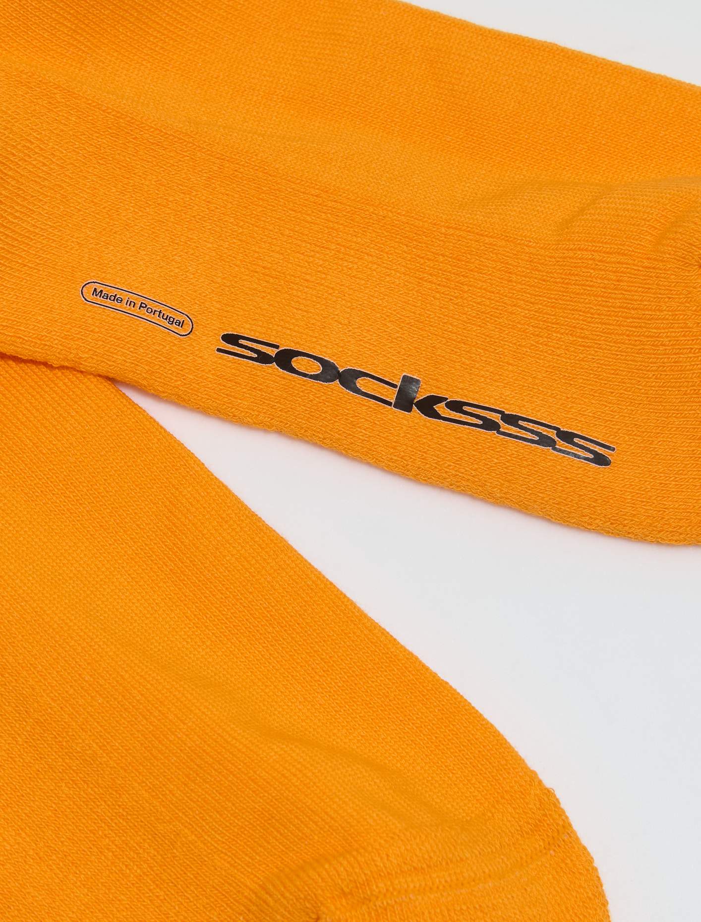 Paradise Socks in Bright Orange