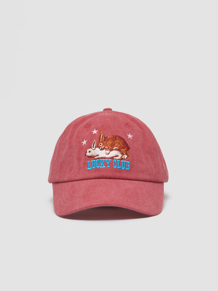 帽子 carnebollente cap Carne Bollente - Race to the Finish Cap in Off Red - SS26CAP0102