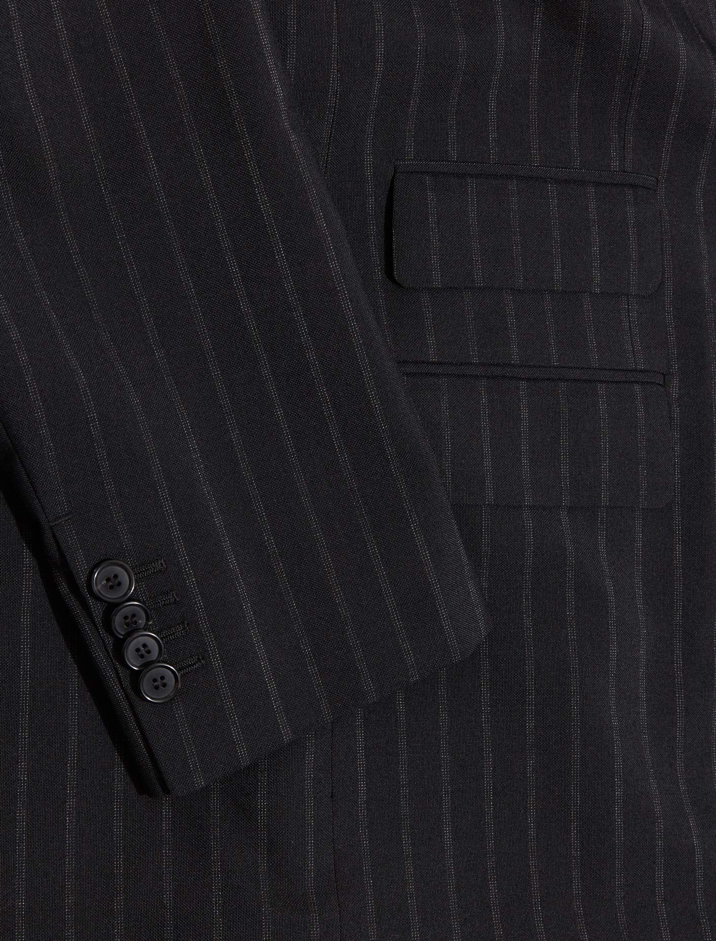 Double-Breasted Suit Jacket in Black