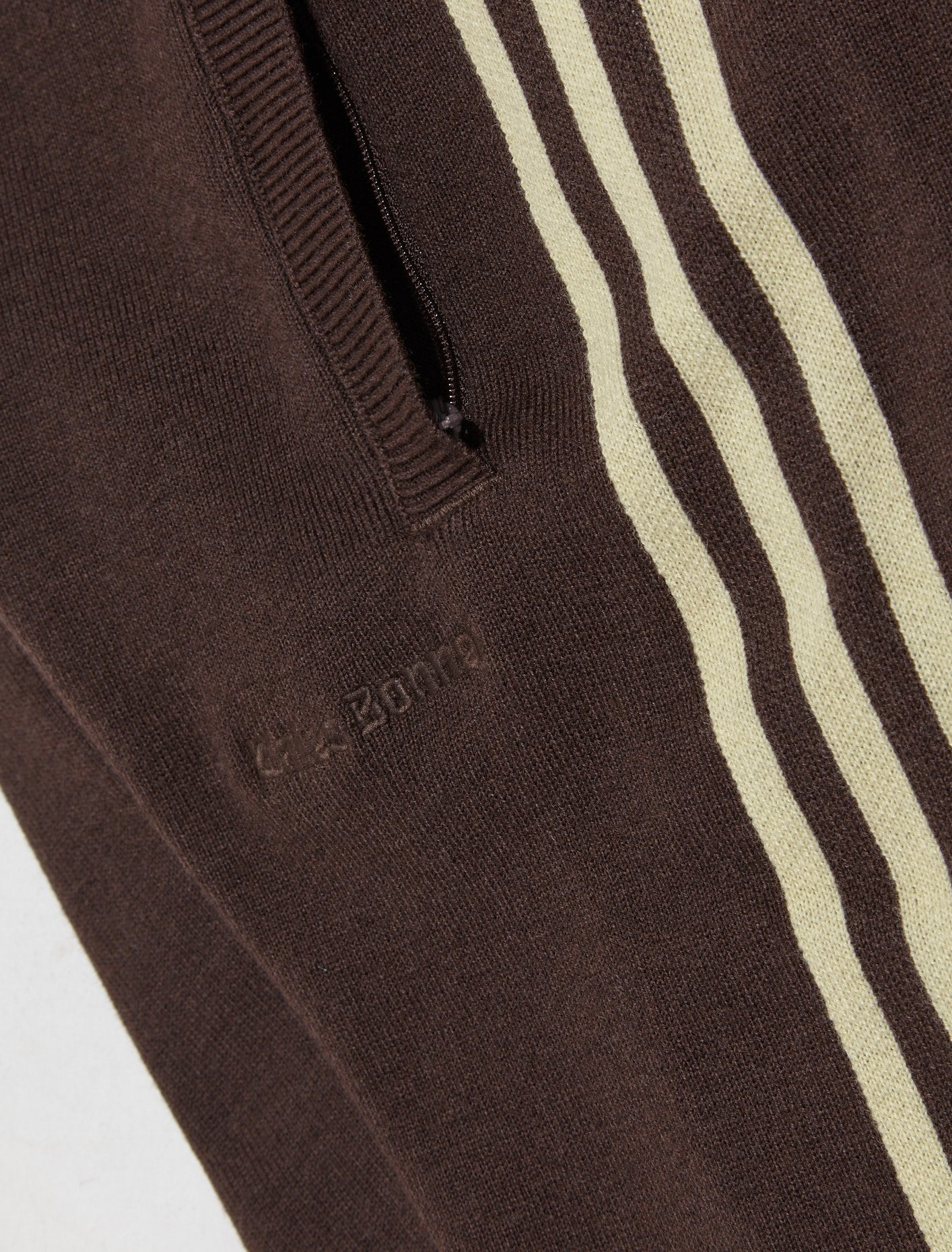 x Wales Bonner Knit Pants in Brown