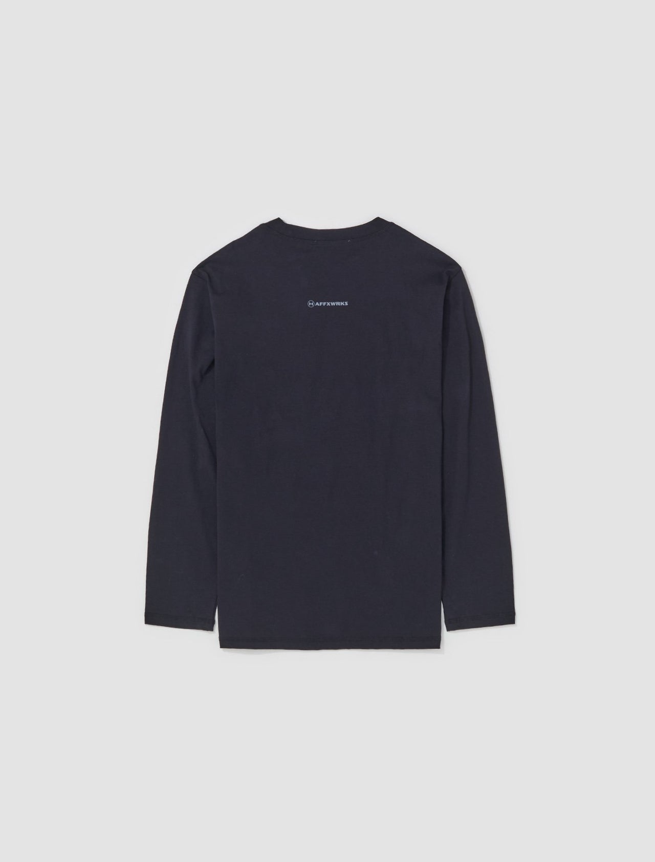 Standardised Pocket Long Sleeve T-Shirt in Black