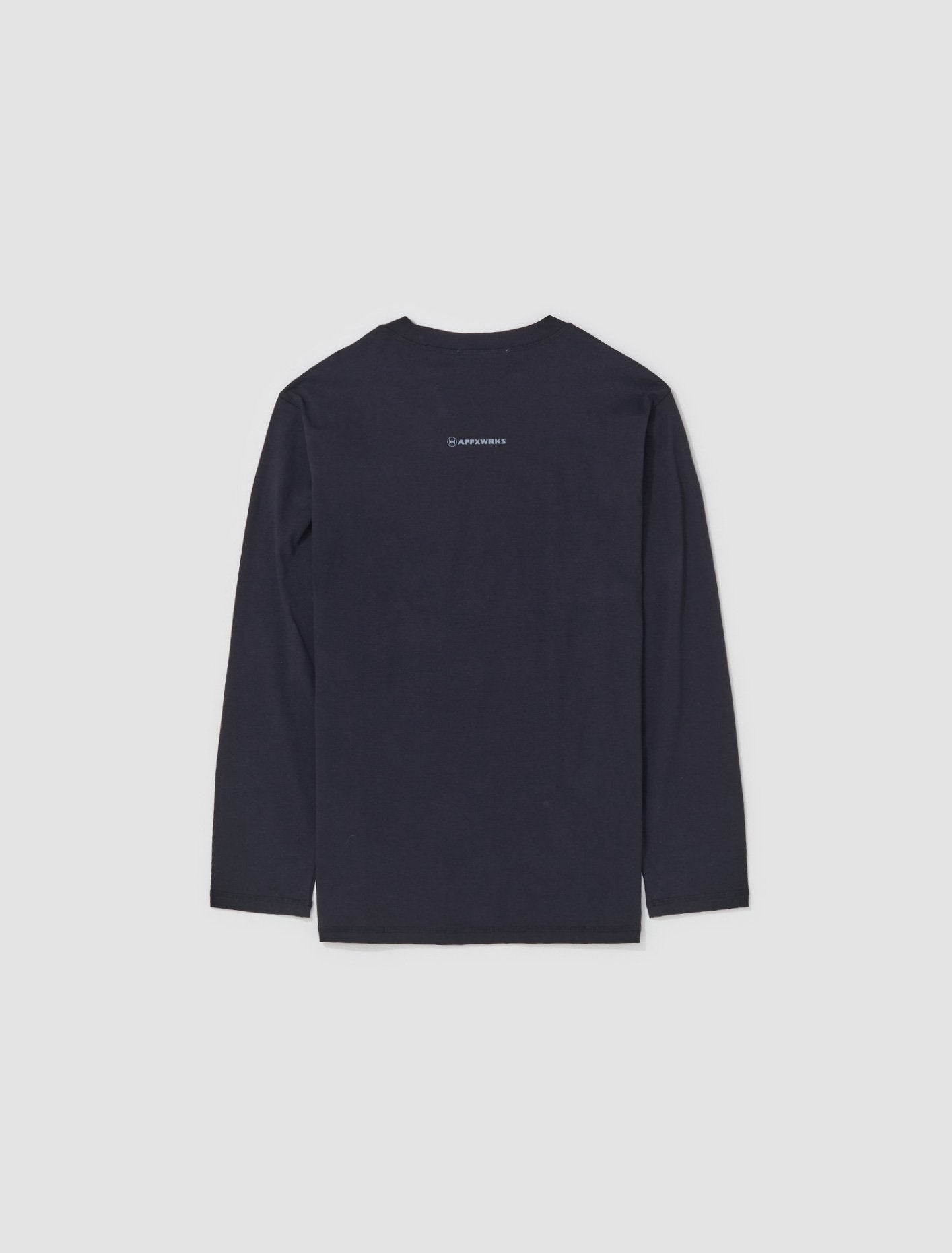 Standardised Pocket Long Sleeve T-Shirt in Black