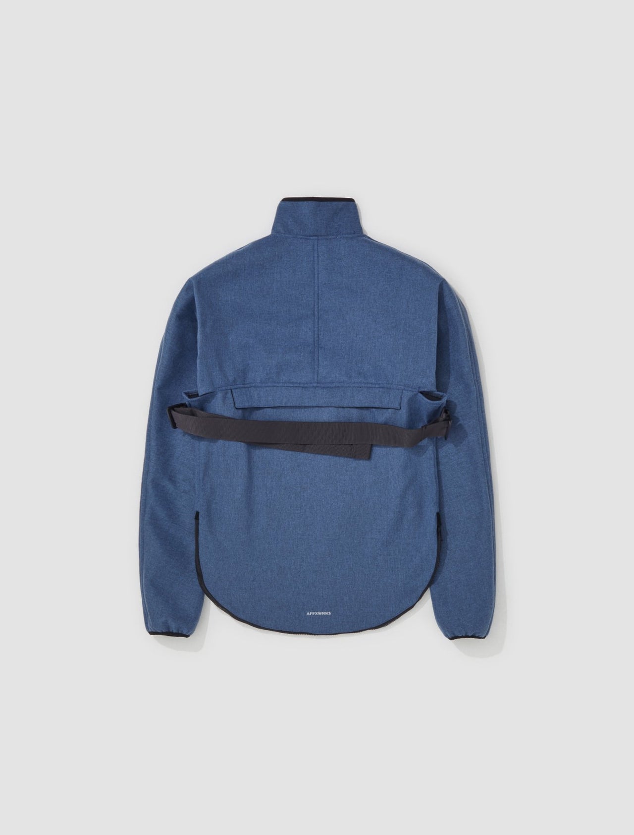 Bag Jacket in Peppered Blue