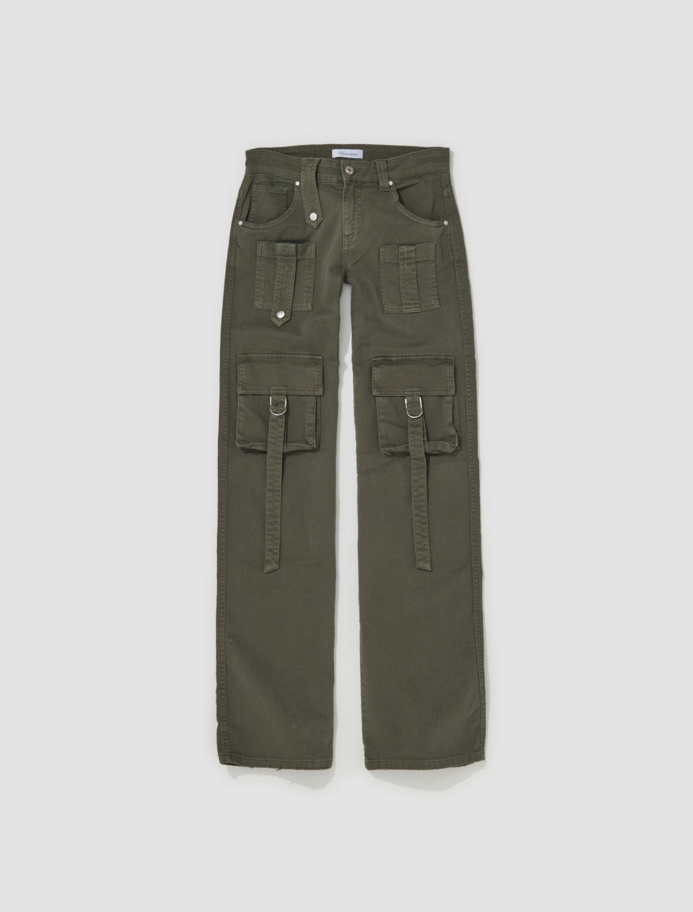 Cargo Jeans in Dark Olive