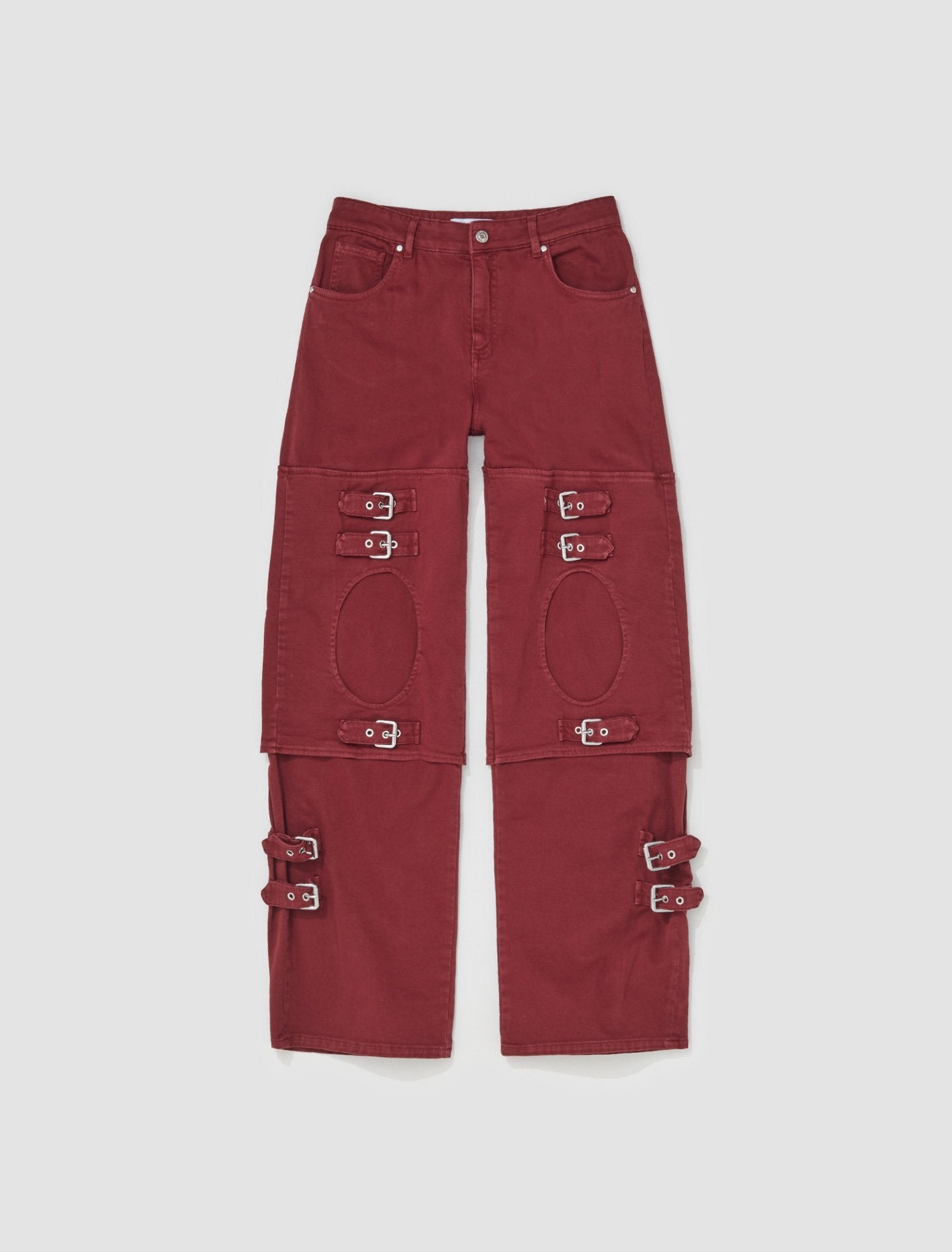 Jeans with Buckles in Port Royale