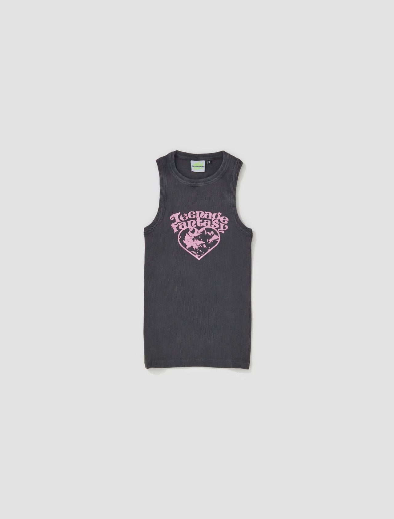 Teenage Fantasy Tank Top in Washed Black