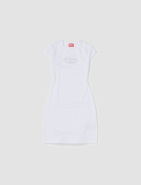 DIESEL｜DRESSES (A06270 0AFAA 100) Diesel - D-Angiel Short Dress in Bright White - A06270-0AFAA