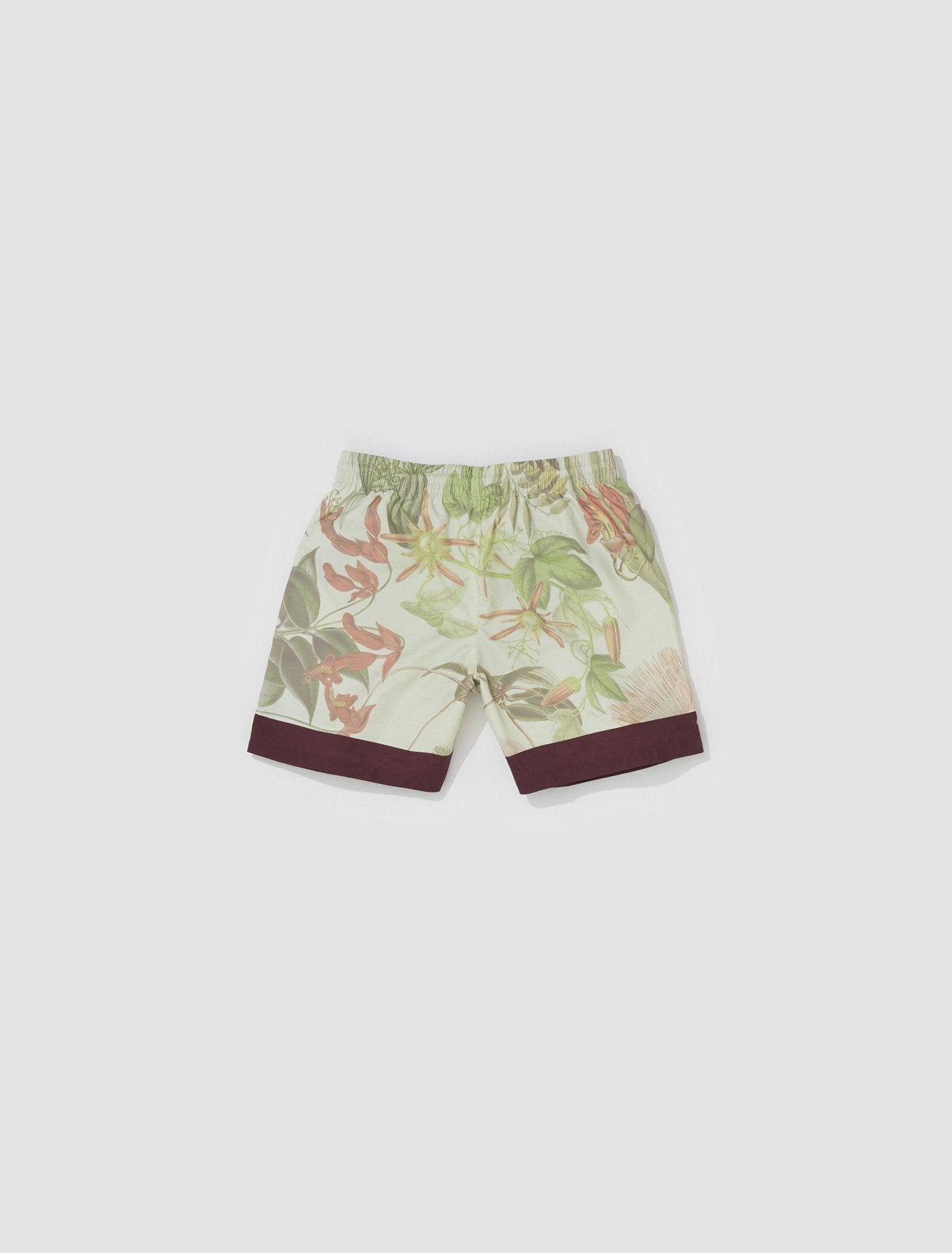 Printed Swimshorts in Lime