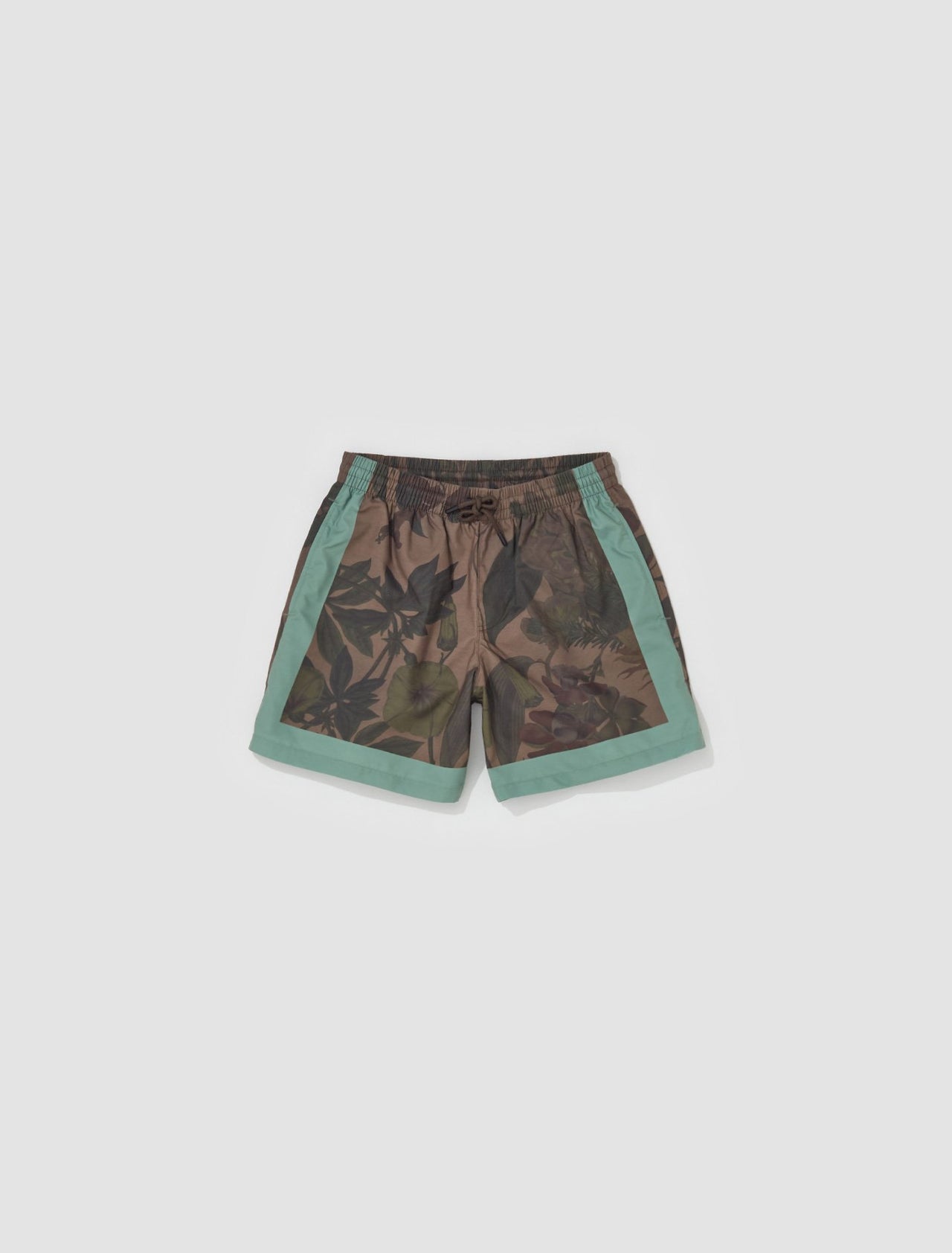 Printed Swimshorts in Brown