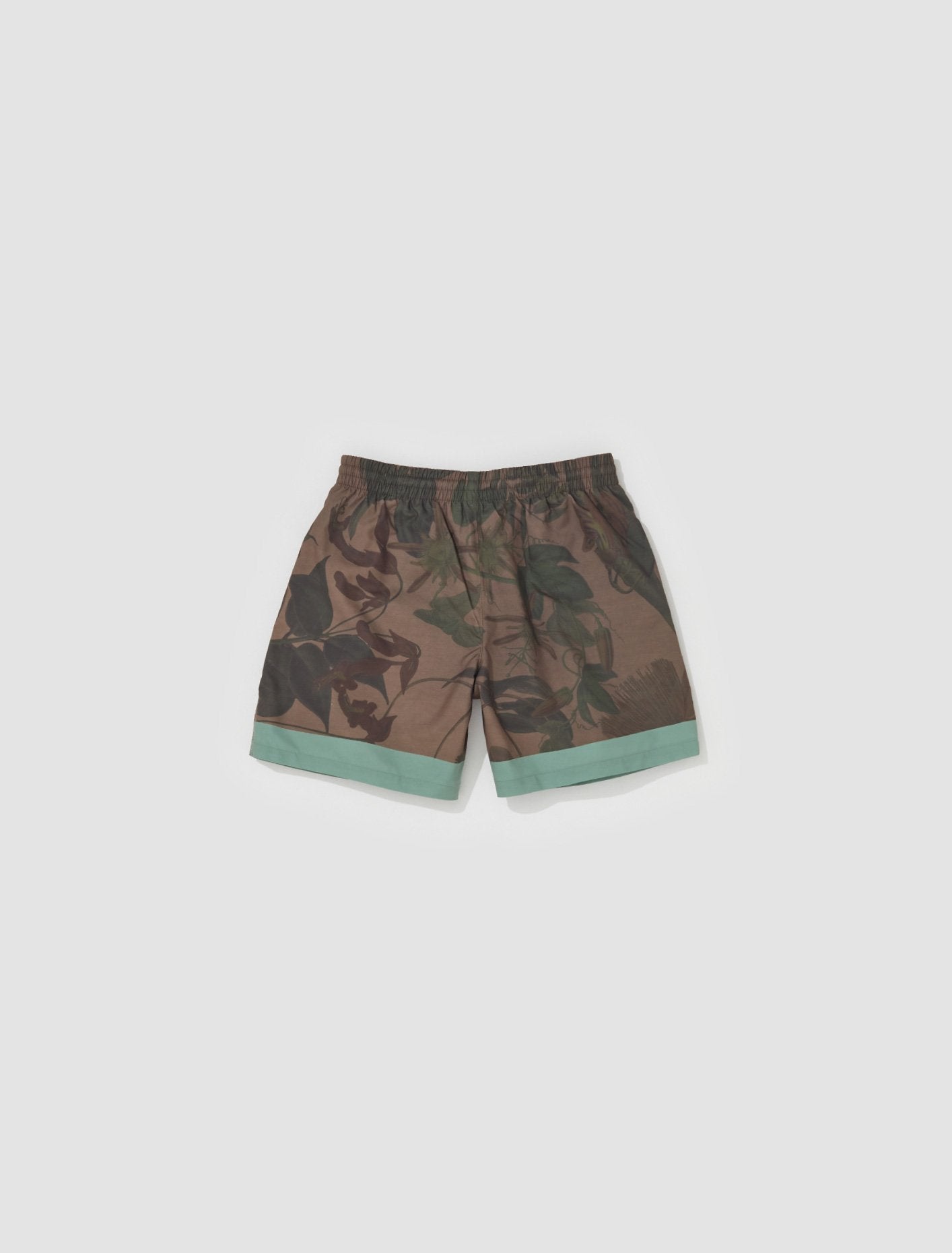 Printed Swimshorts in Brown