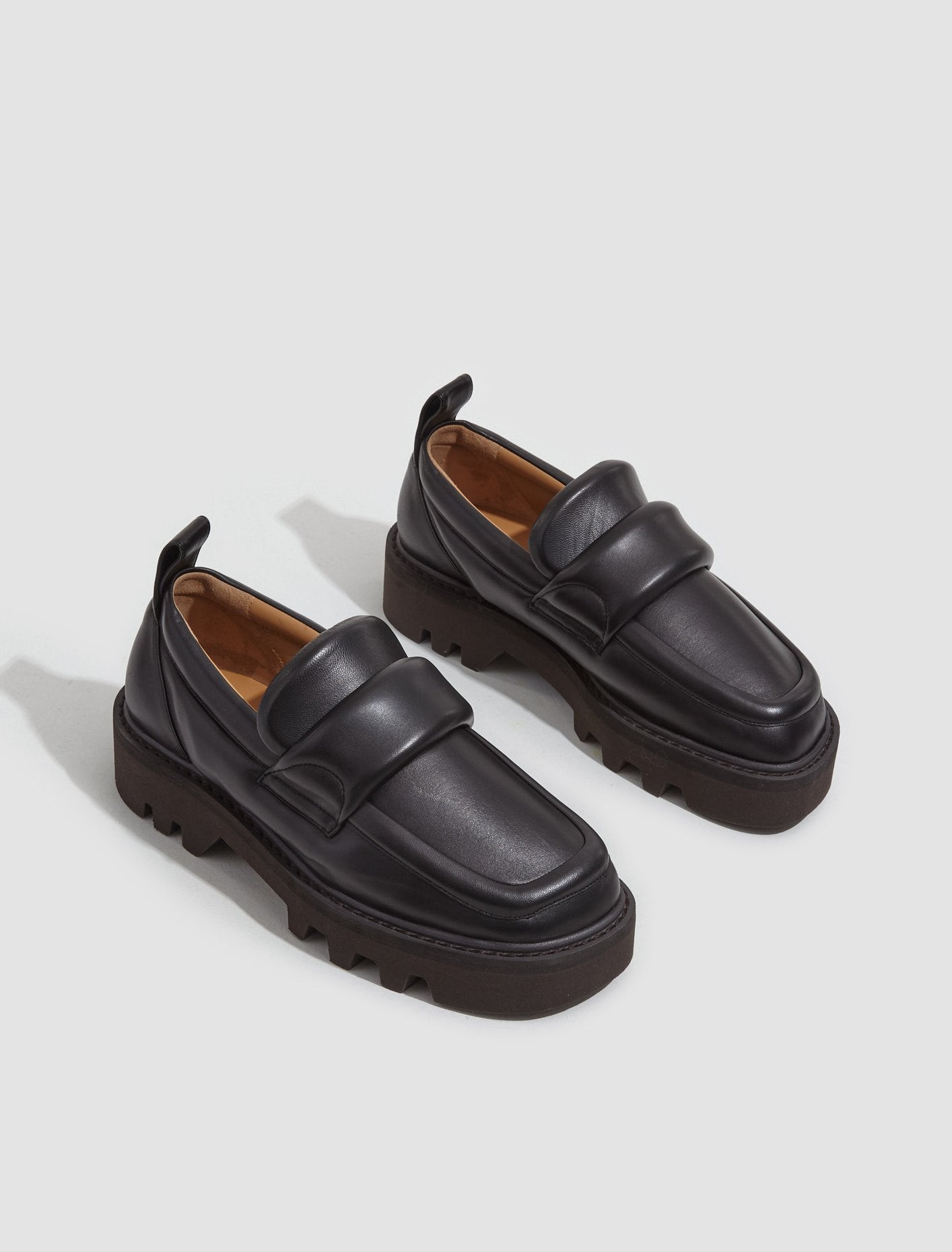 Chunky Loafers in Black