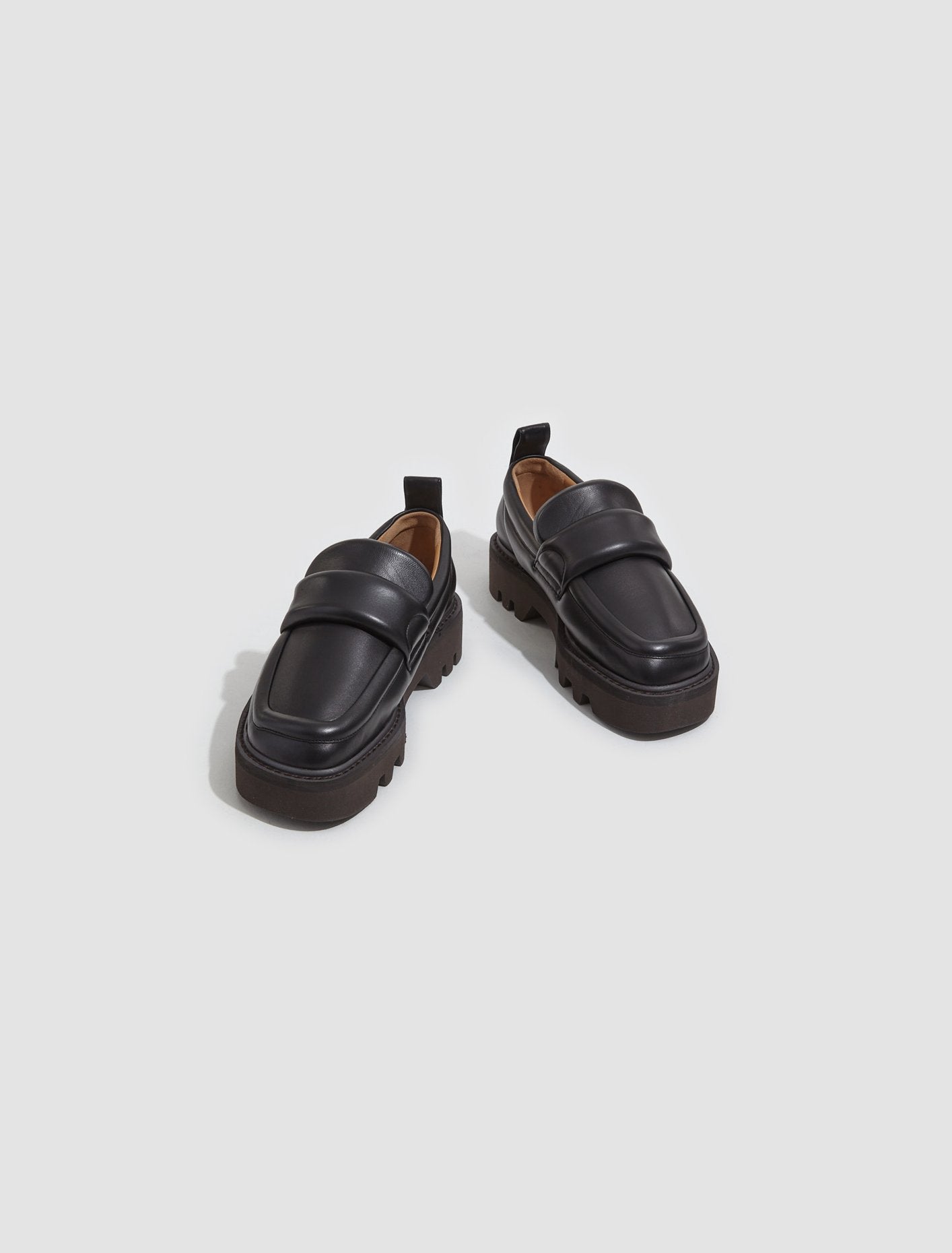 Chunky Loafers in Black