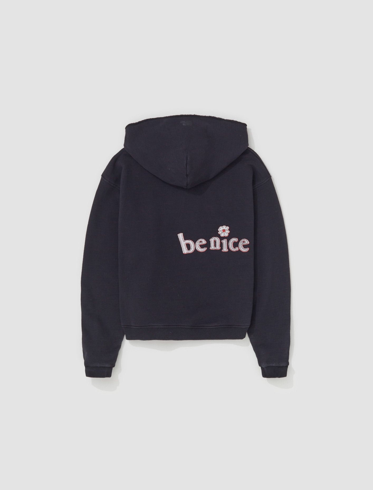 Venice Patch Hoodie in Black