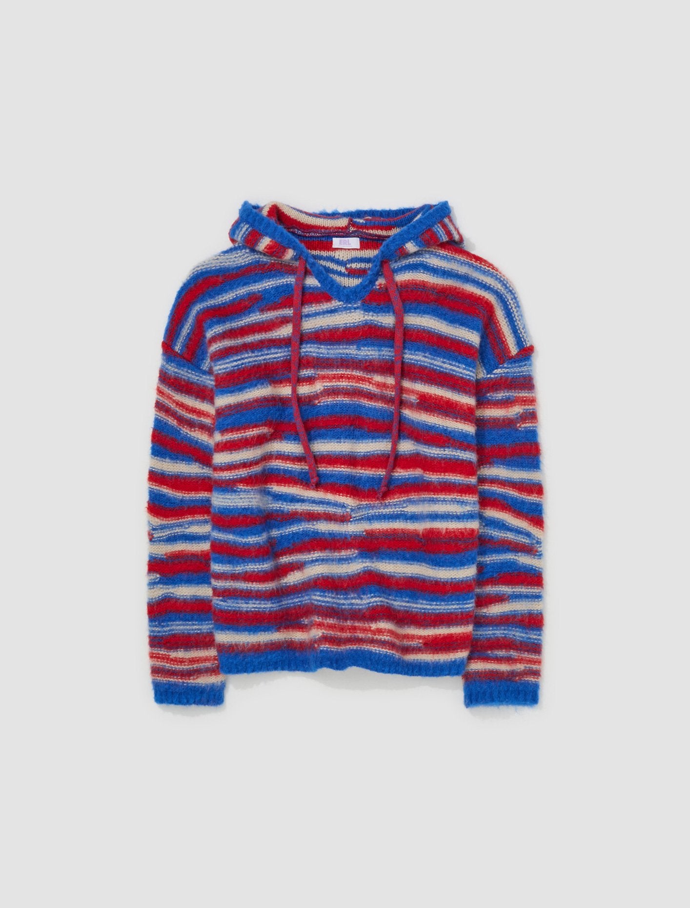 Oversized Hoodie in Red & Blue