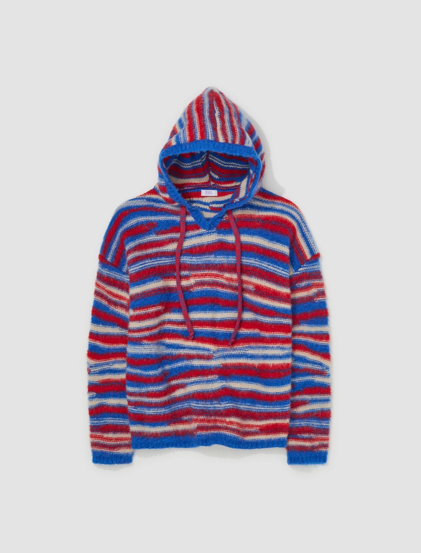 Oversized Hoodie in Red & Blue