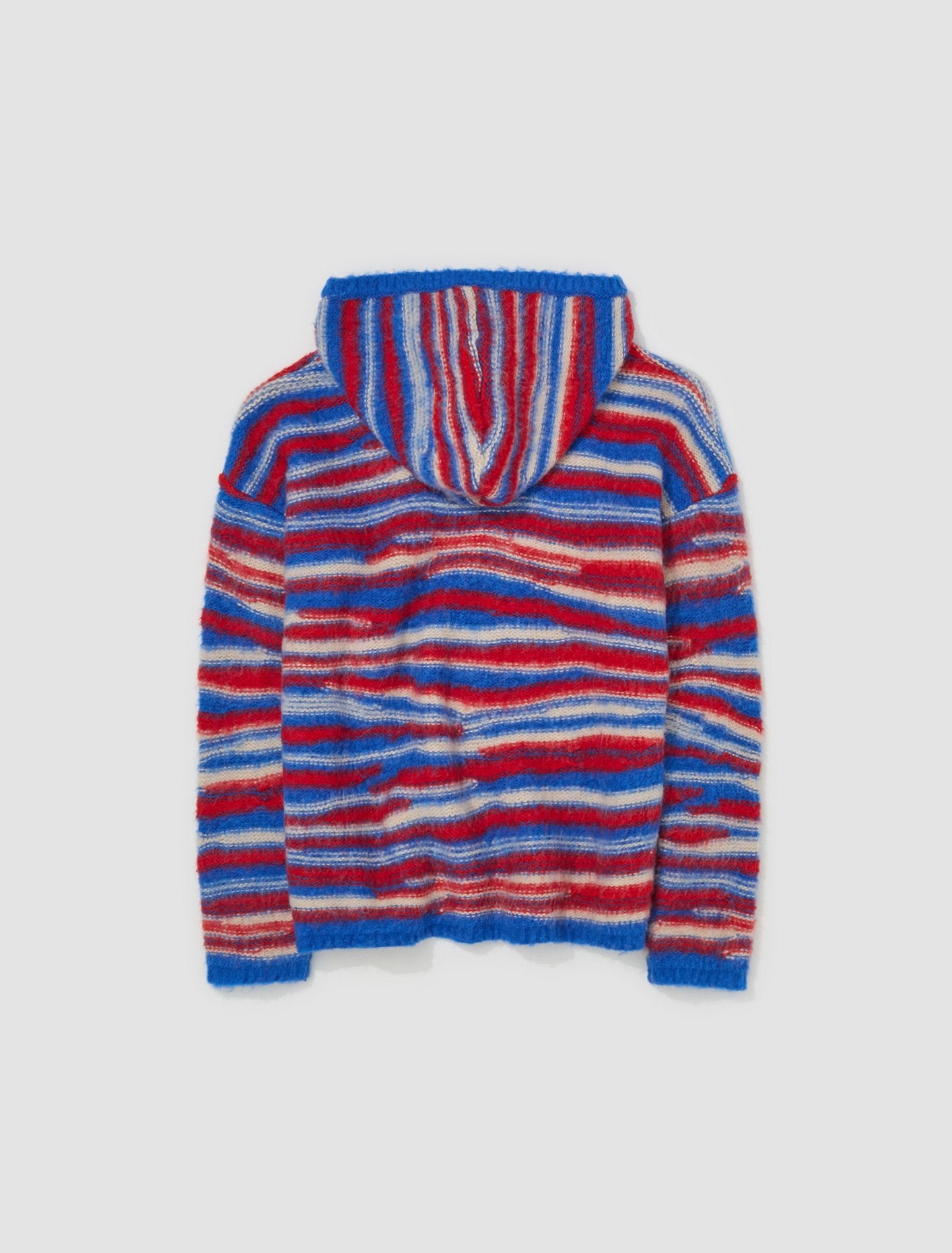 Oversized Hoodie in Red & Blue