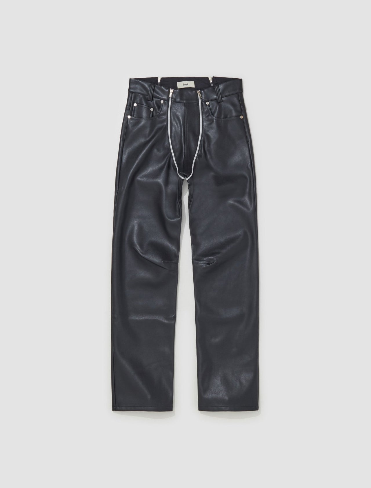 Double Zip Trousers in Black