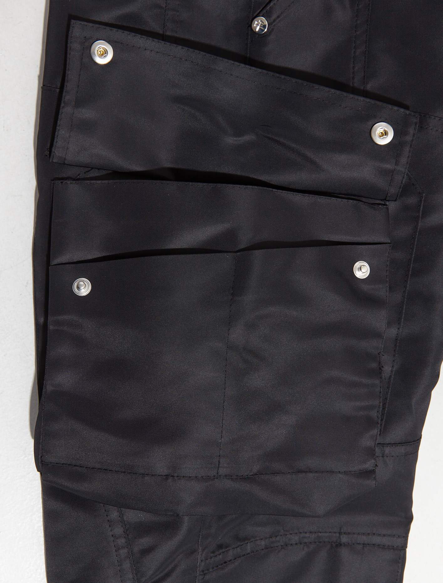 Biker Trousers with Exposed Zips in Black
