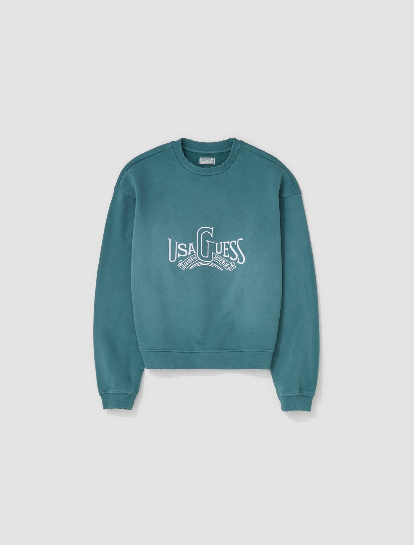 Banner Logo Crewneck in Green