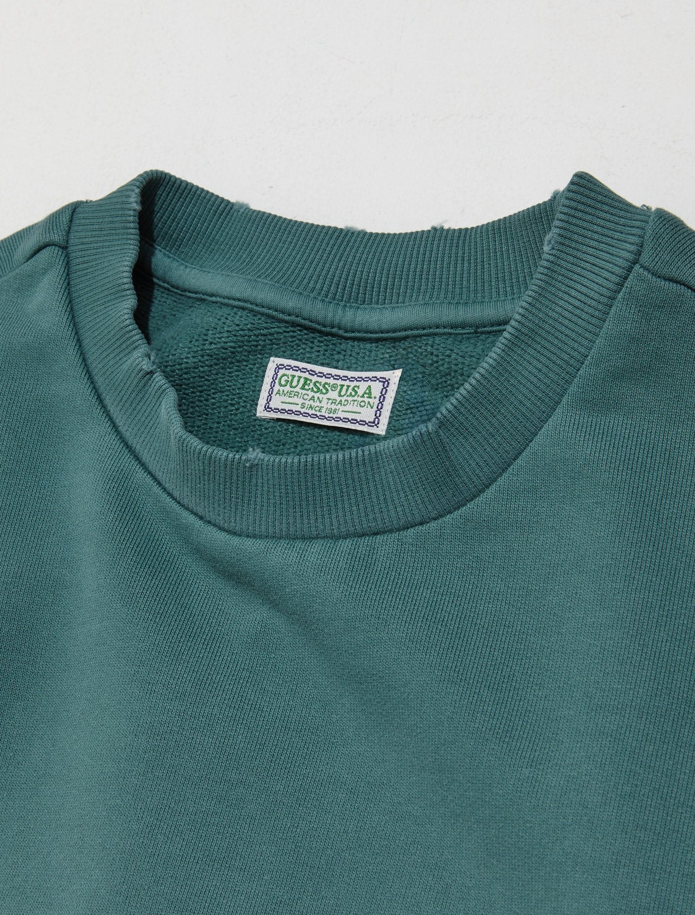 Banner Logo Crewneck in Green