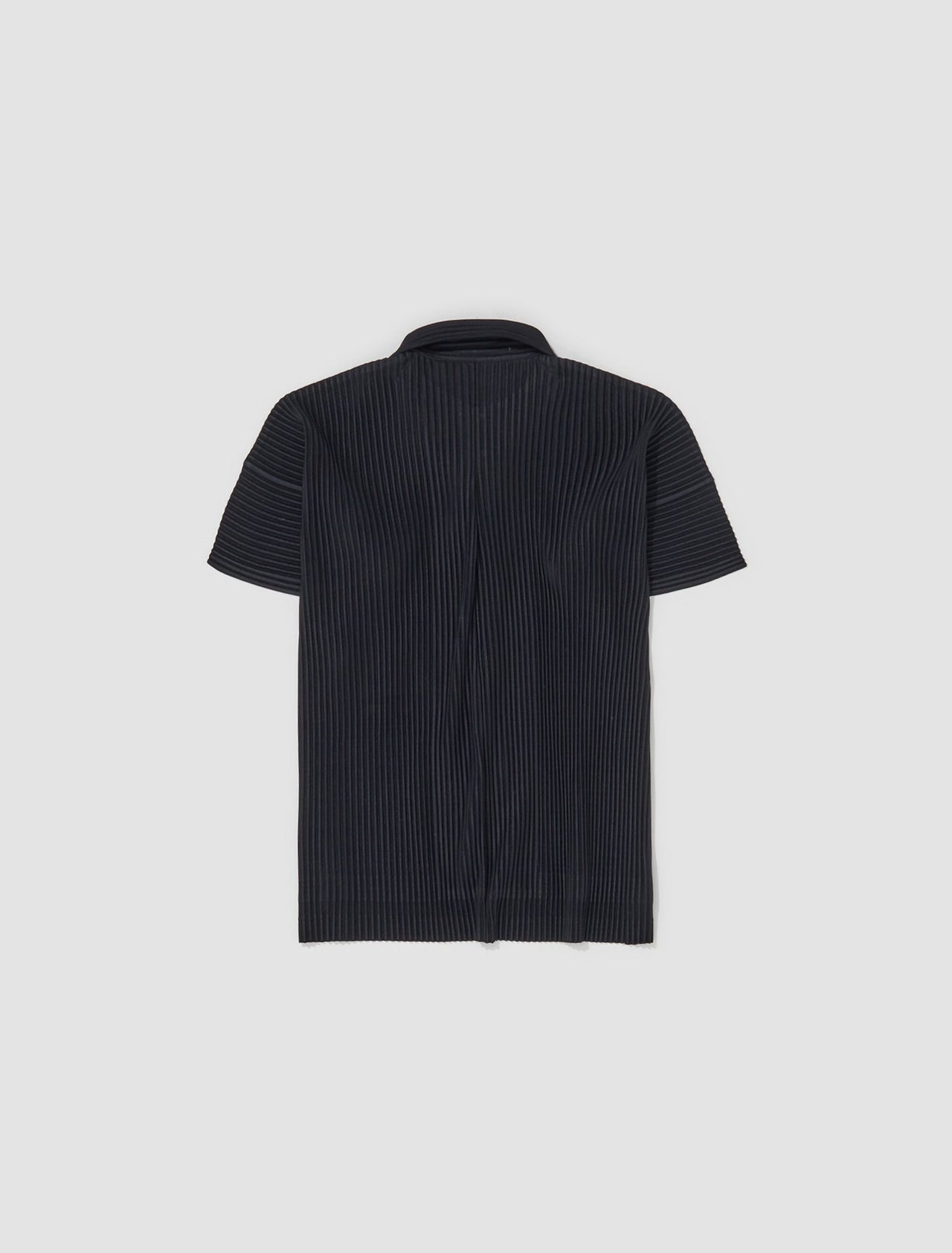 Pleated Shirt in Black