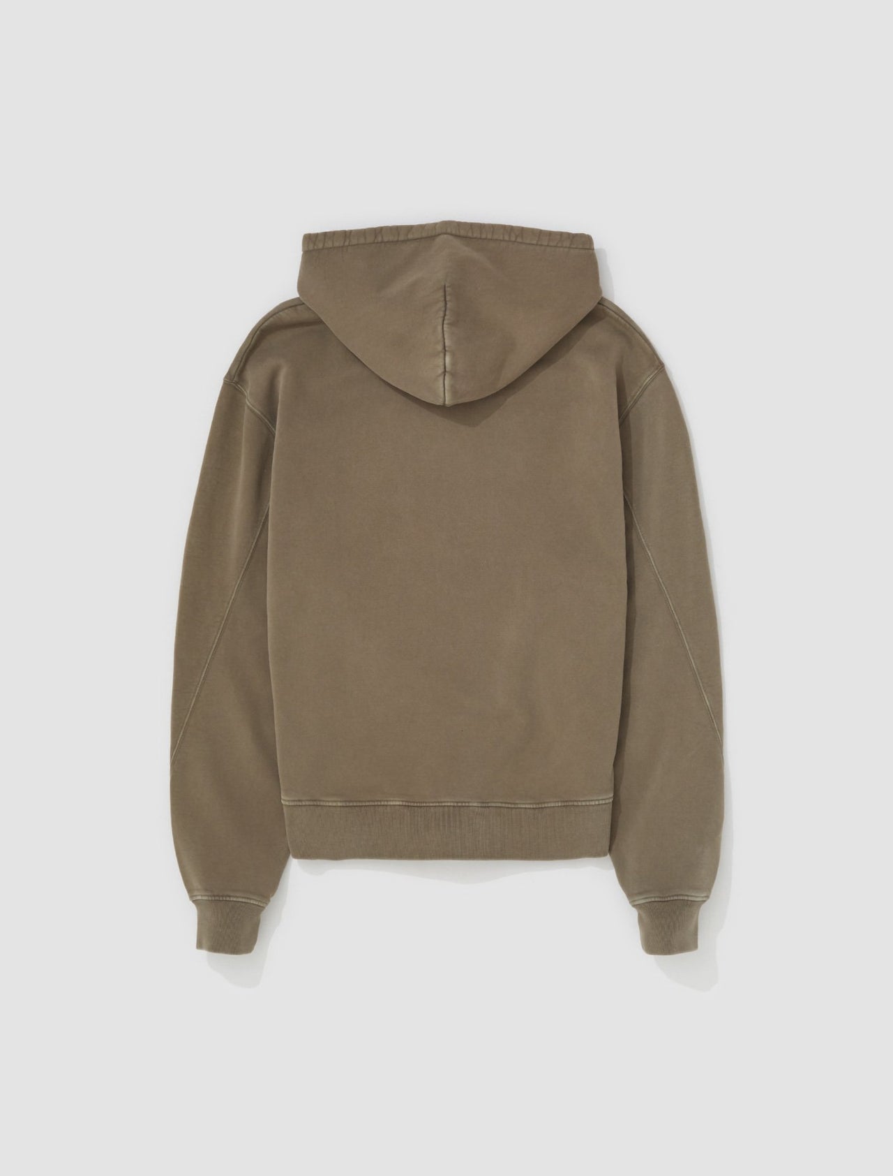 Safe Sex Printed Hoodie in Khaki