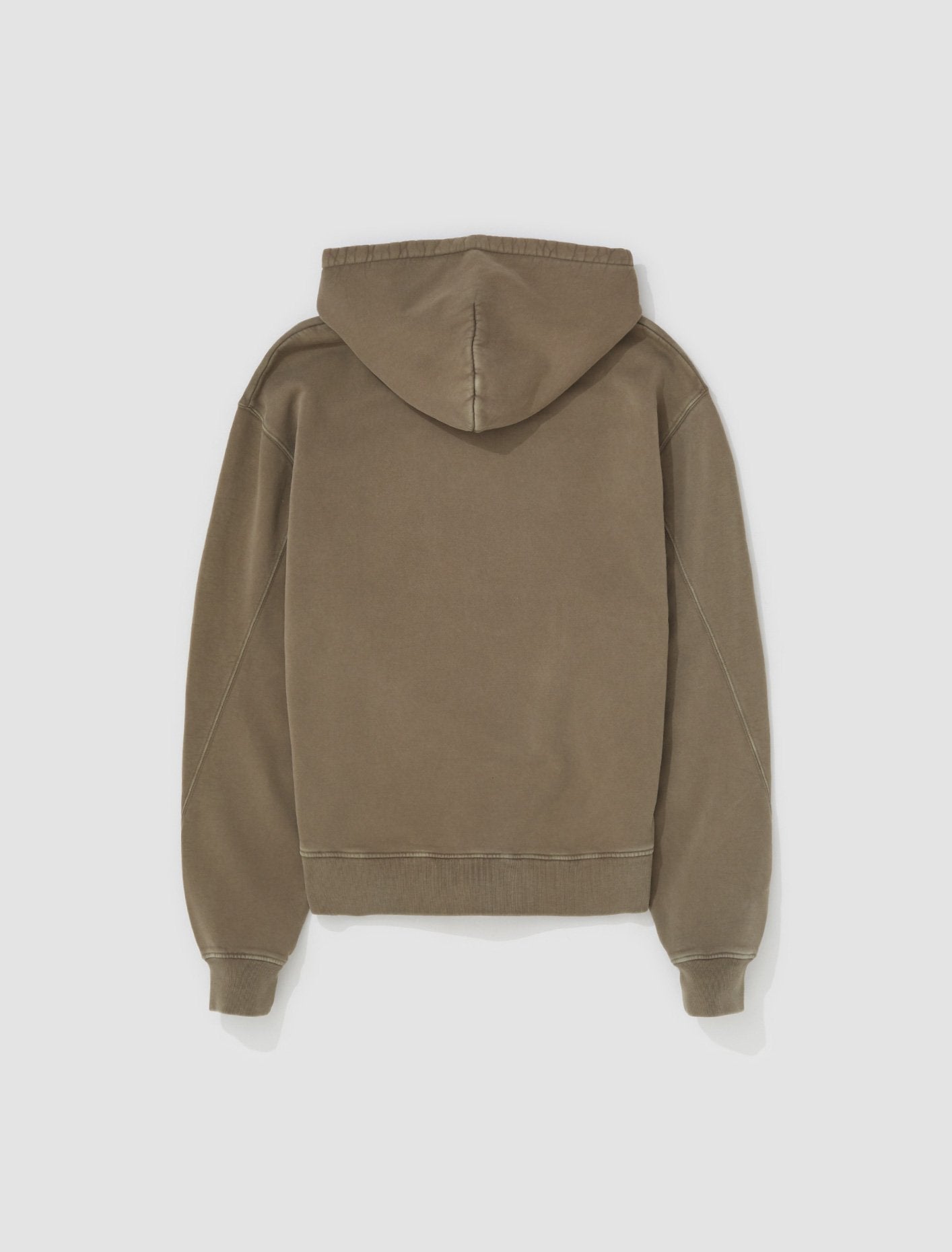 Safe Sex Printed Hoodie in Khaki