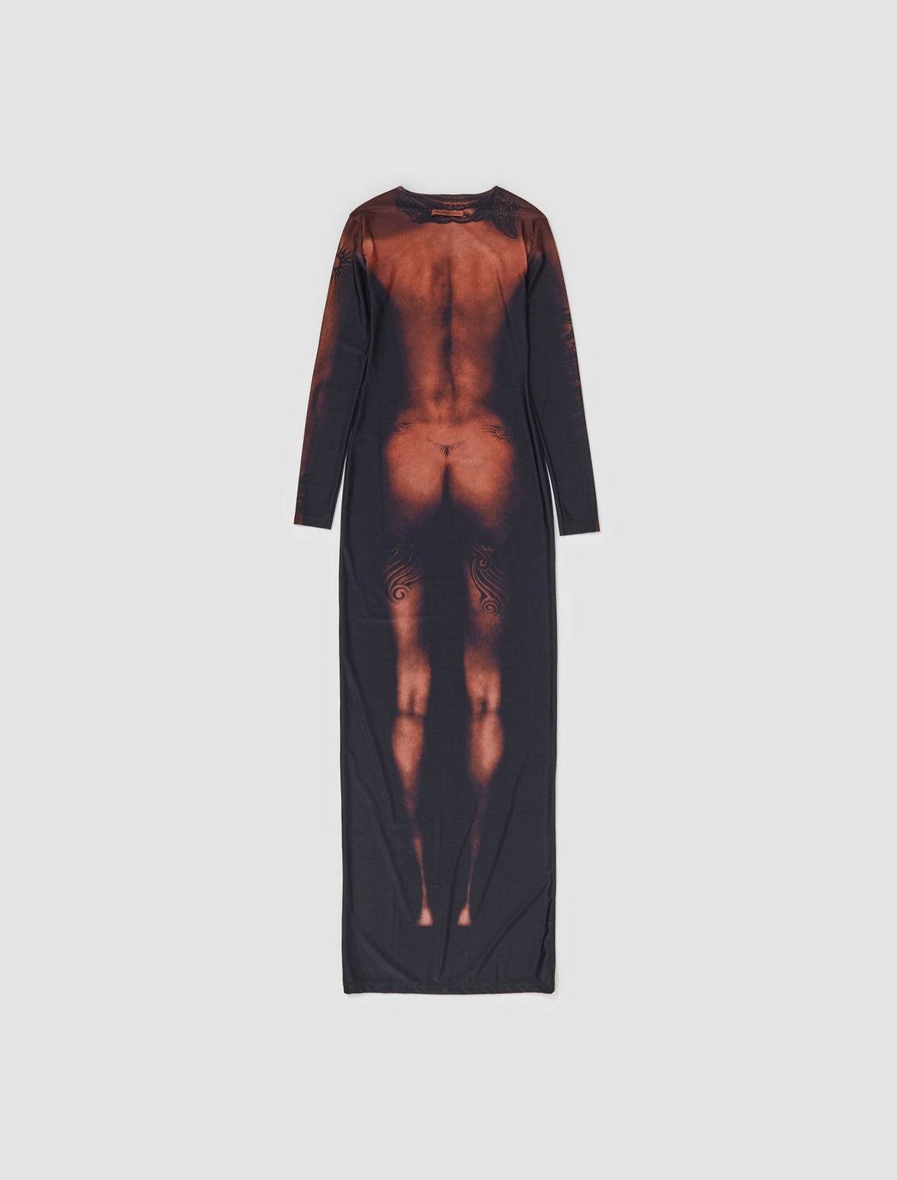 Long Sleeve Dress in Darknude