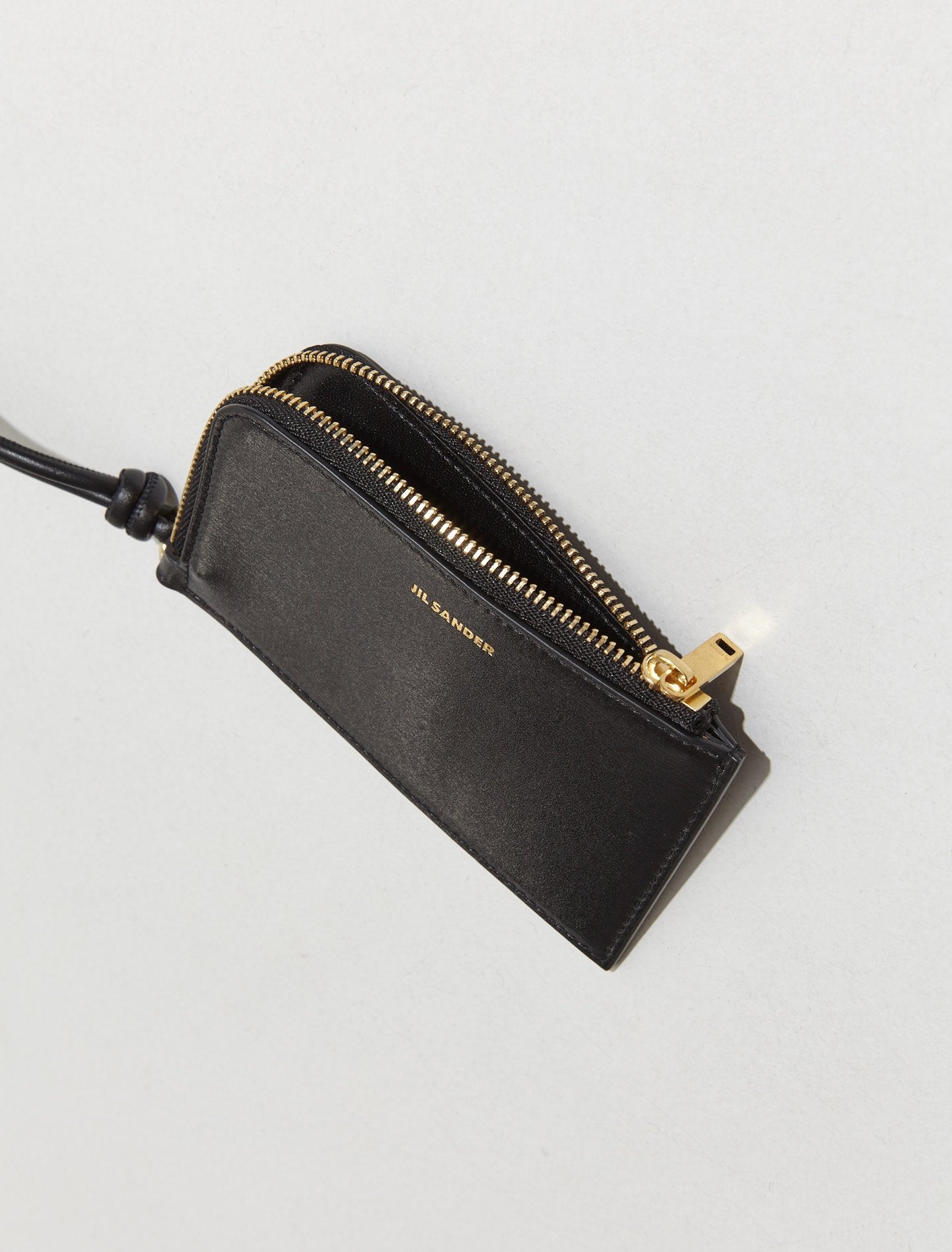 Leather Credit Card Holder in Black