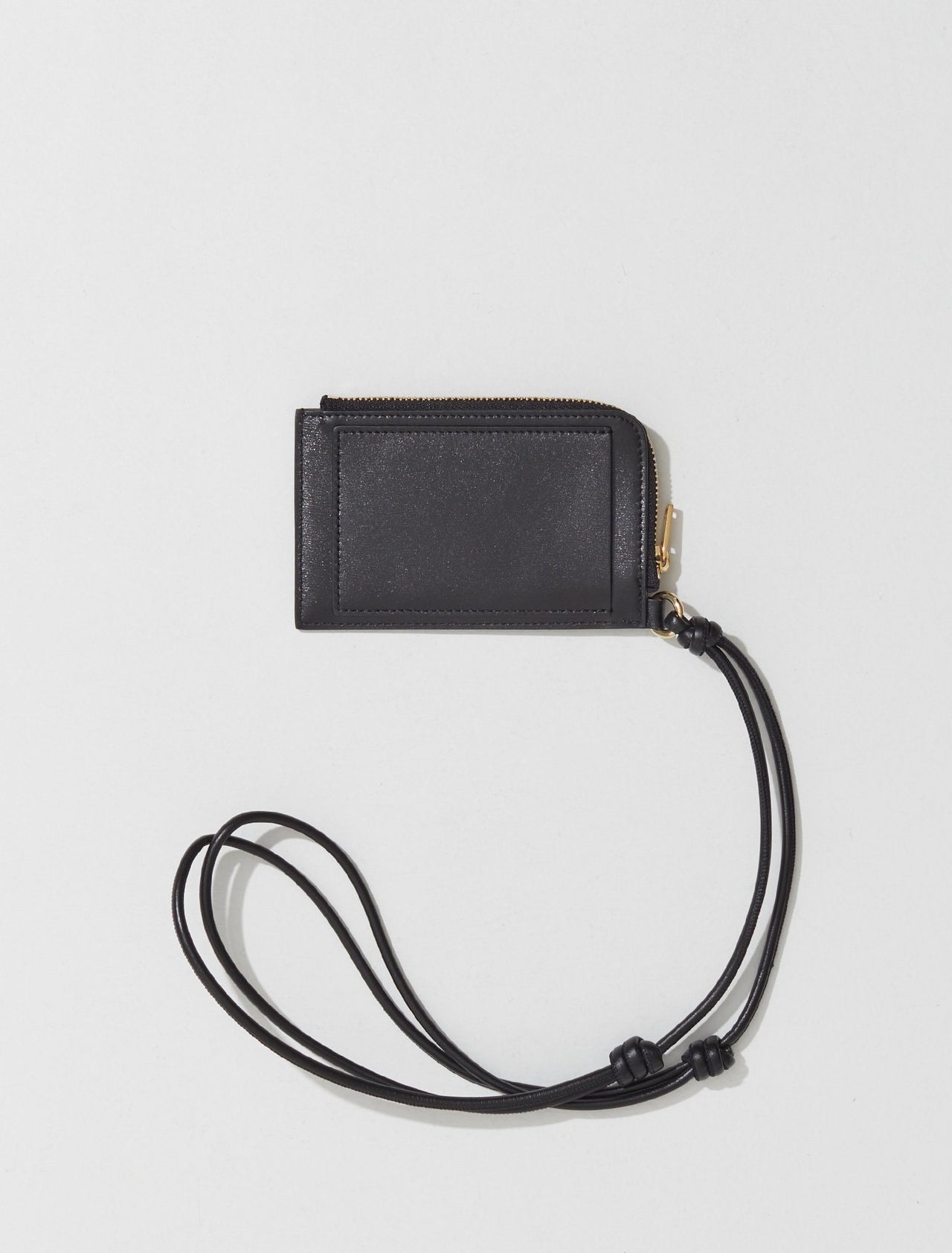 Leather Credit Card Holder in Black