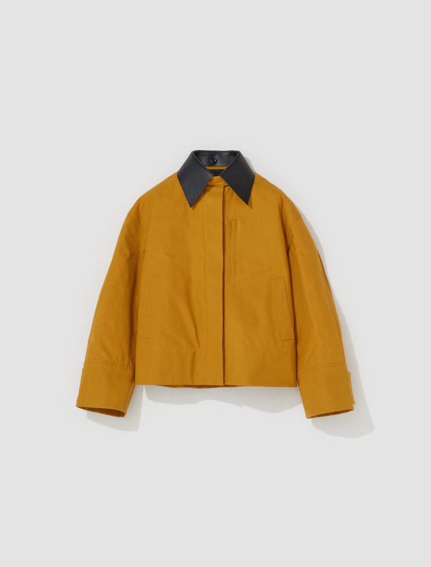 Waxed Cotton Jacket in Mustard