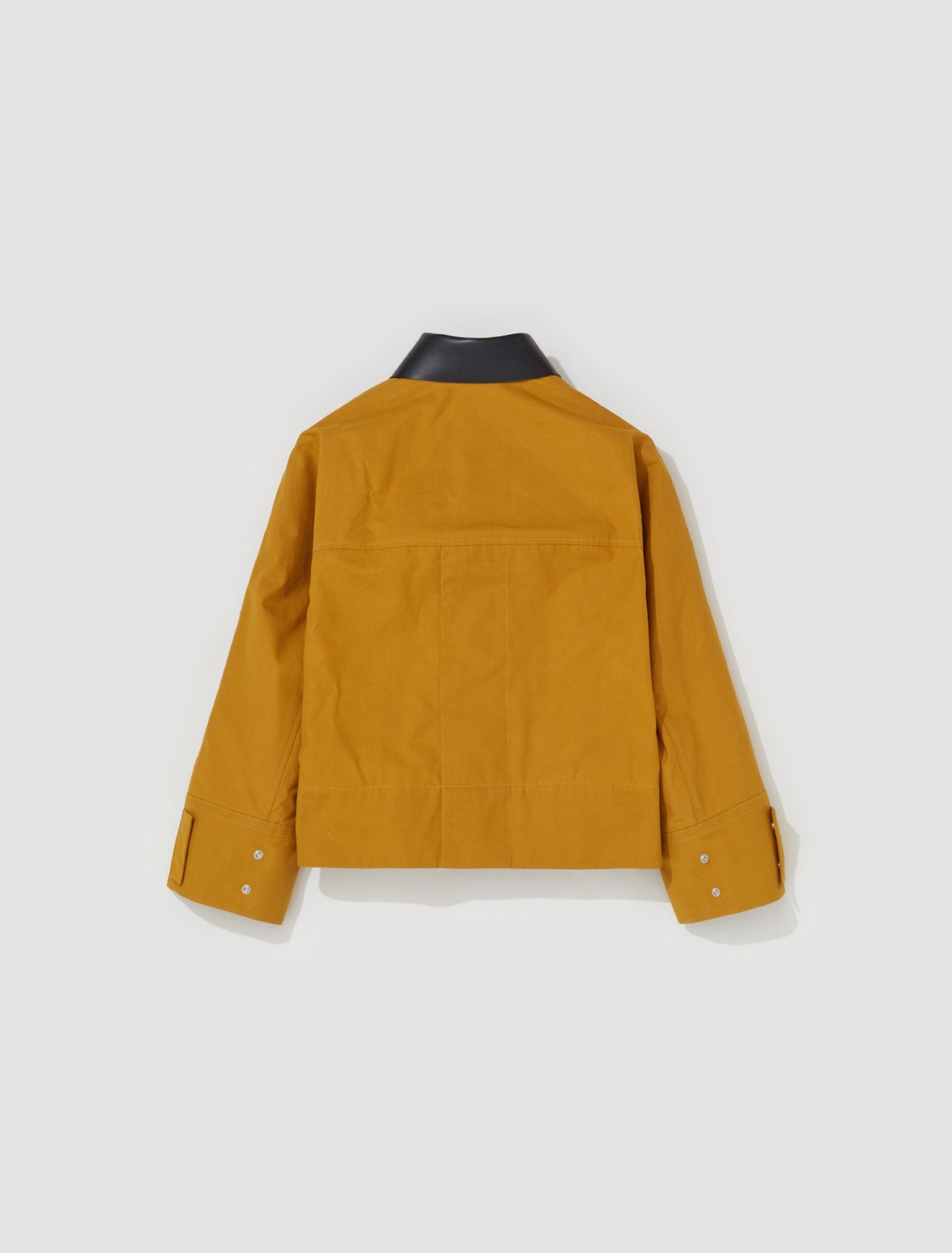 Waxed Cotton Jacket in Mustard