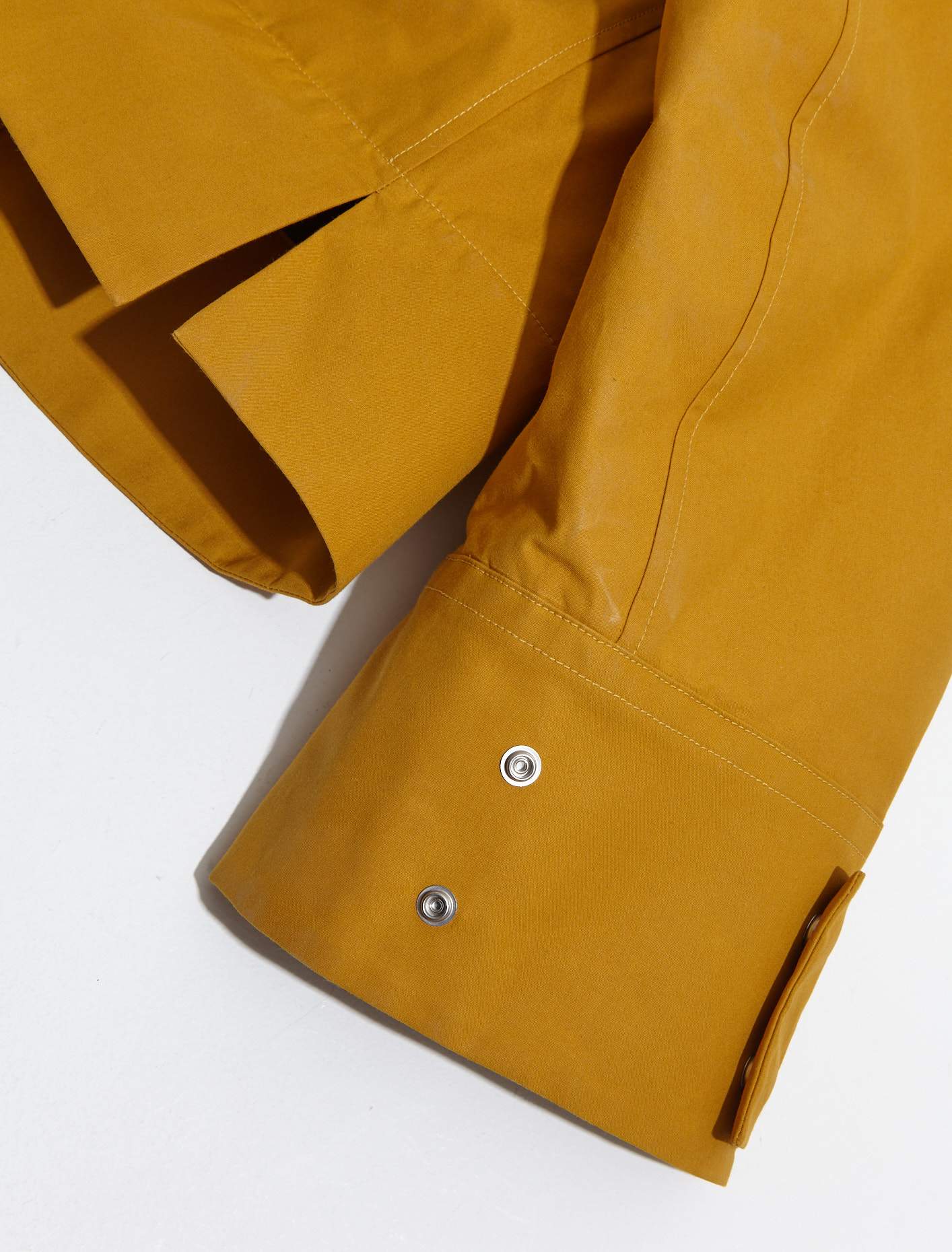 Waxed Cotton Jacket in Mustard